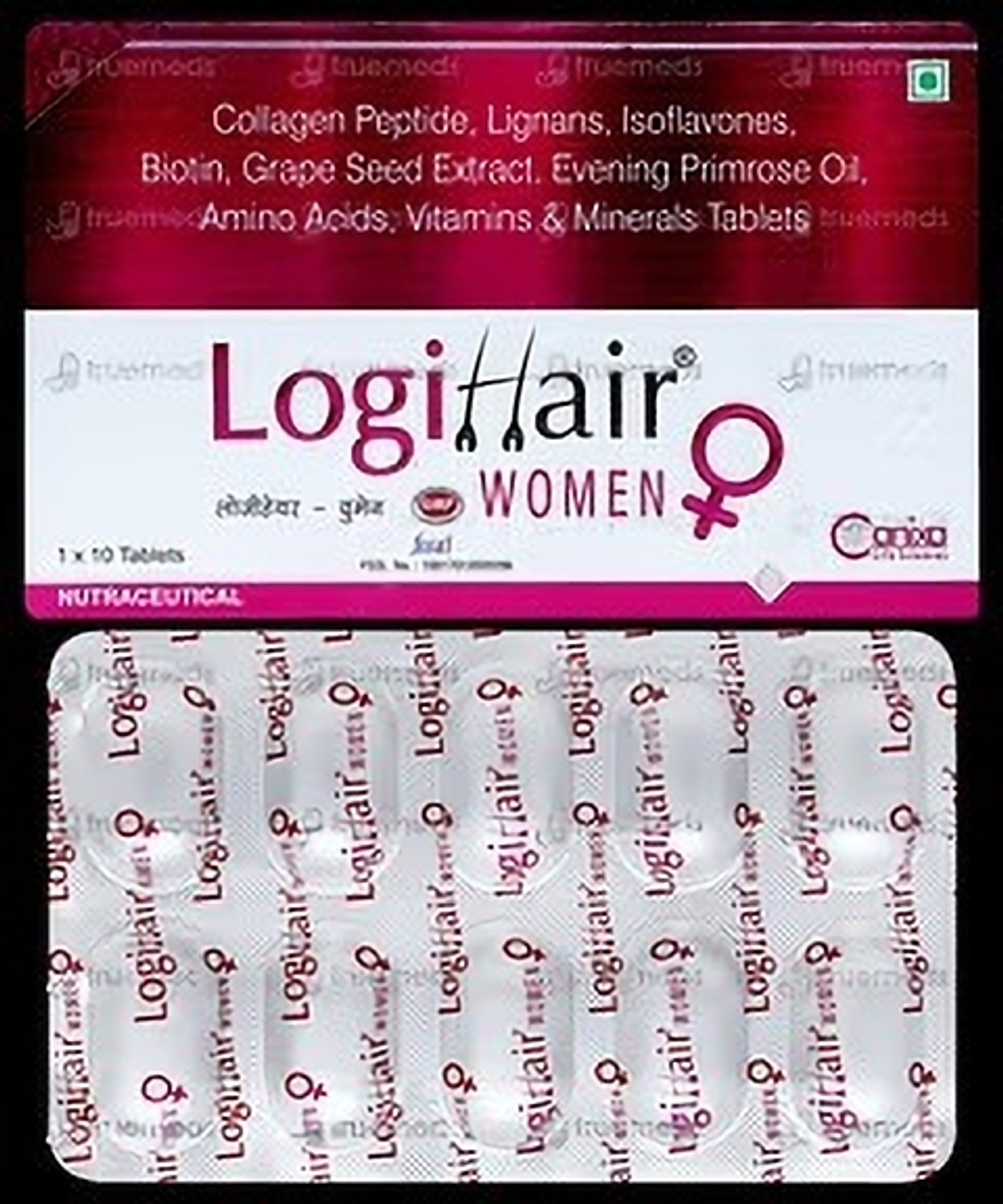 Image of RAASO Logihair Women Tablet (Pack of 10 Tablets)