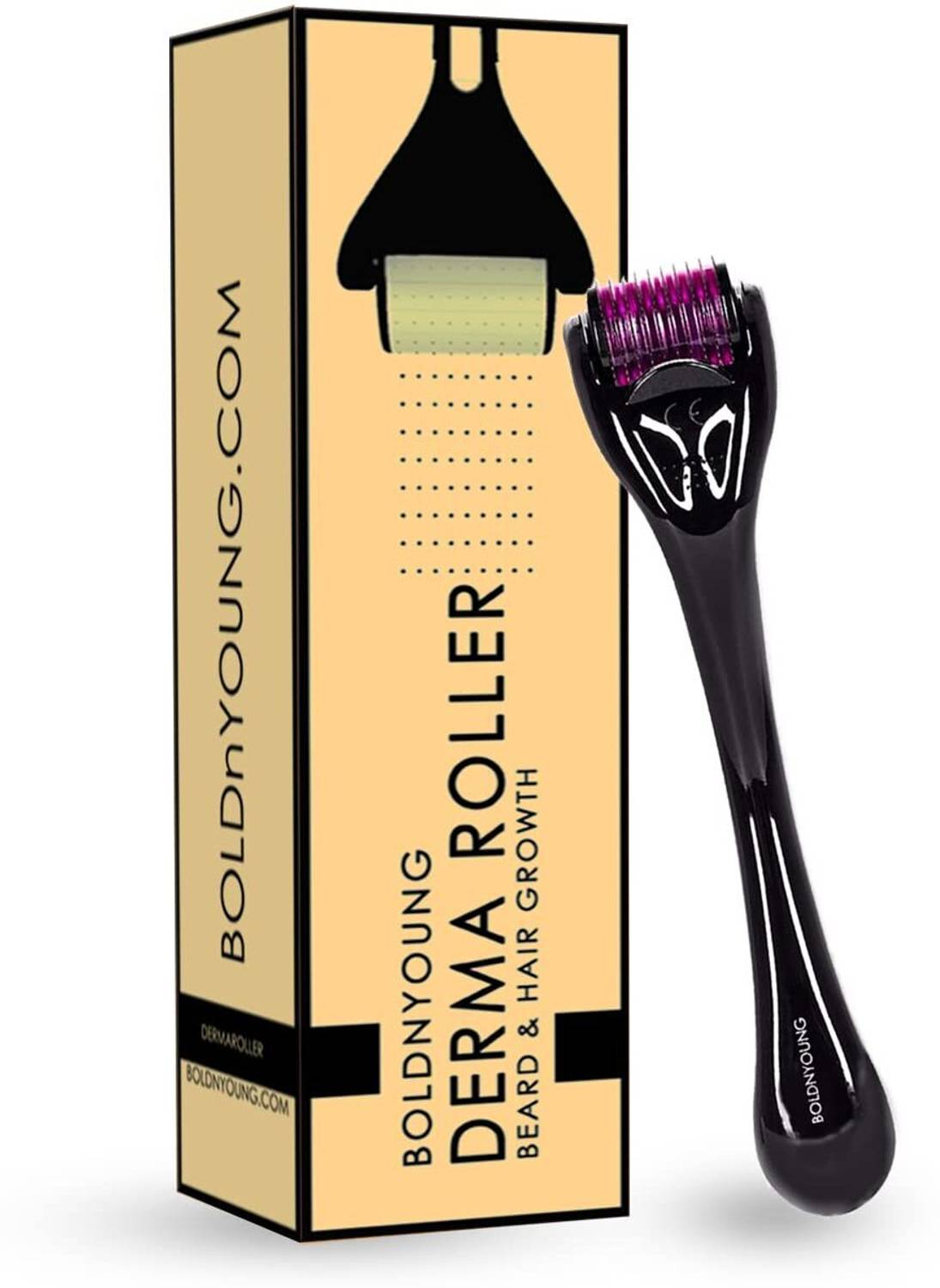 BOLDNYOUNG Derma Roller Derma Roller 0.5mm For Hair Growth Hair Roller