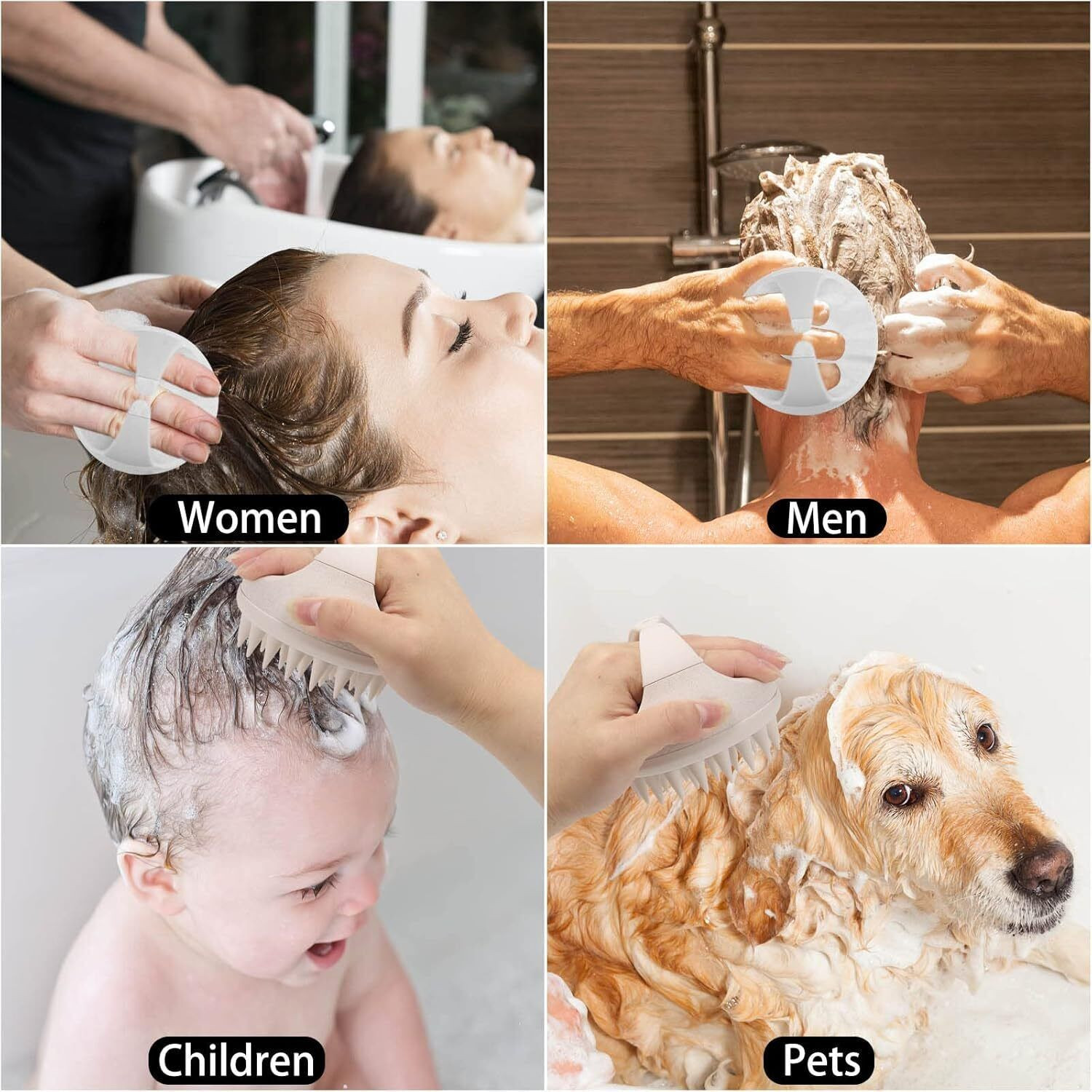 Image of Rudsaa Scalp Massager for Hair Growth | Anti Dandruff Head Massage Brush