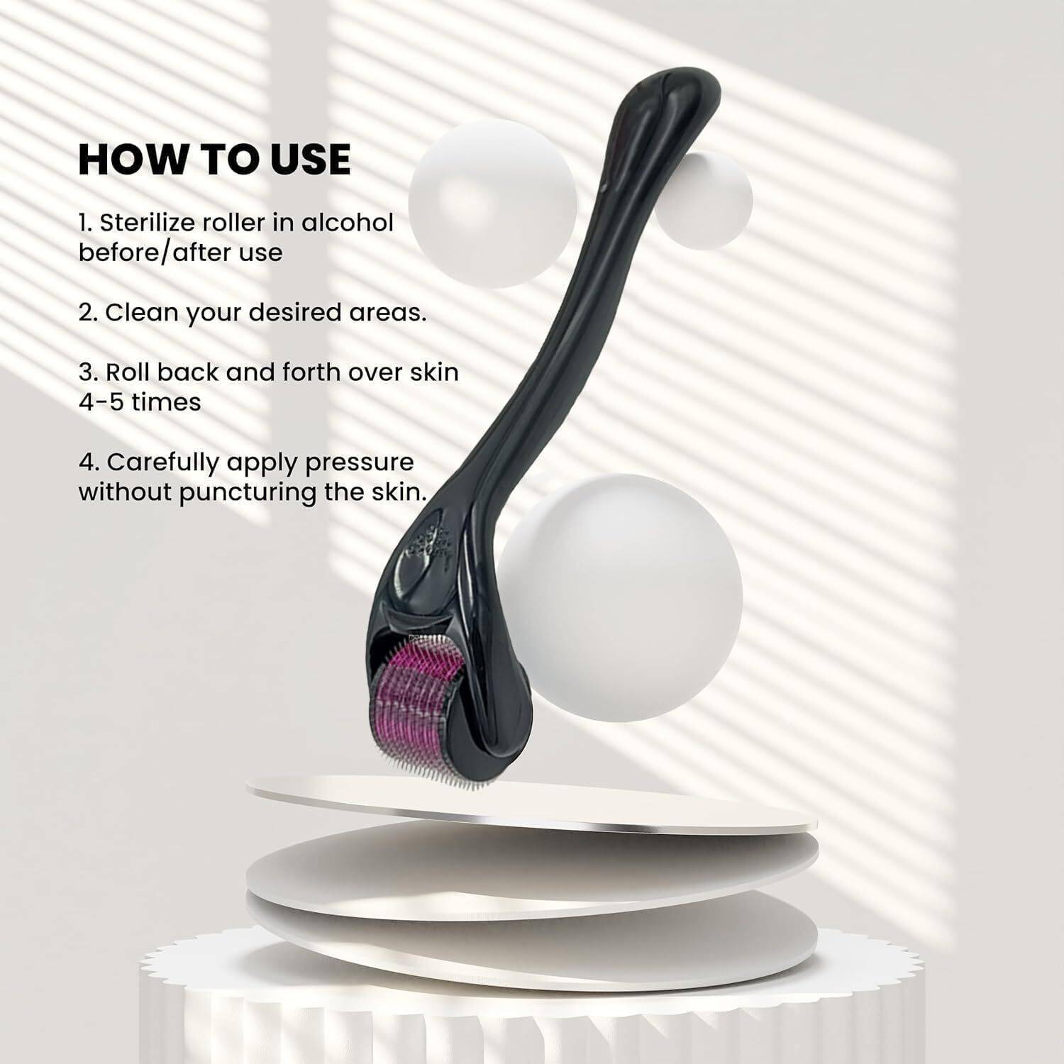 RUGY Roller For Hair & Beard Regrowth - Image 4