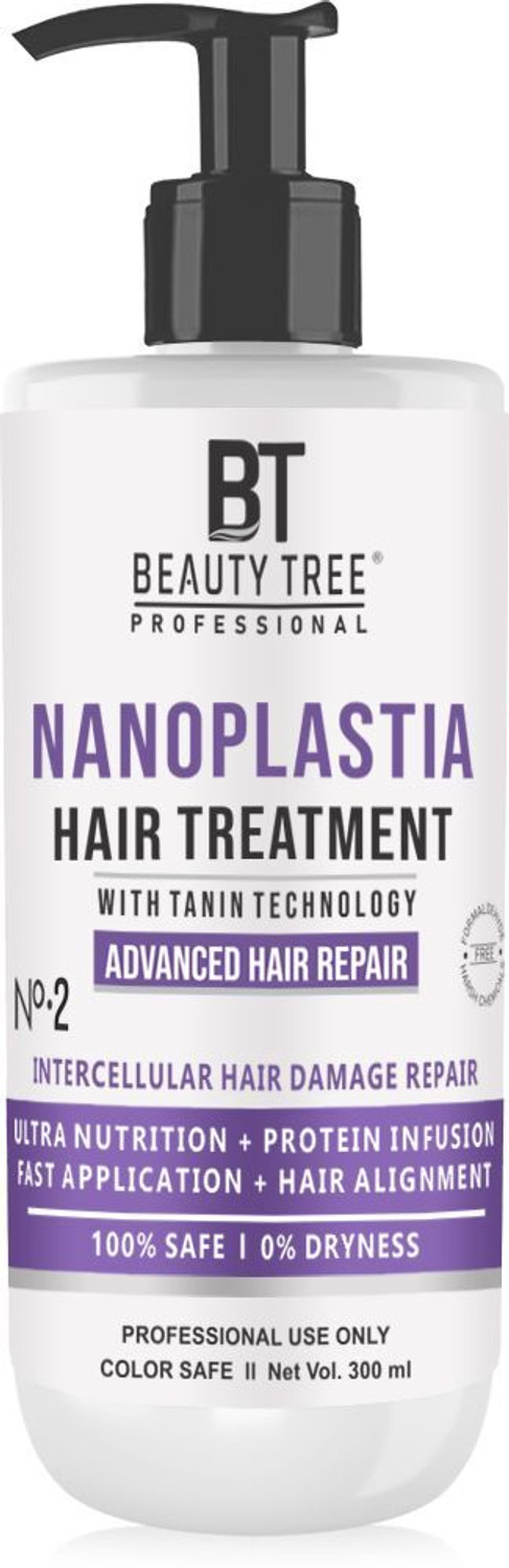 Image of BEAUTY TREE Nano Plastia Hair Repair Treatment With collagen For Strong, Straight Hair