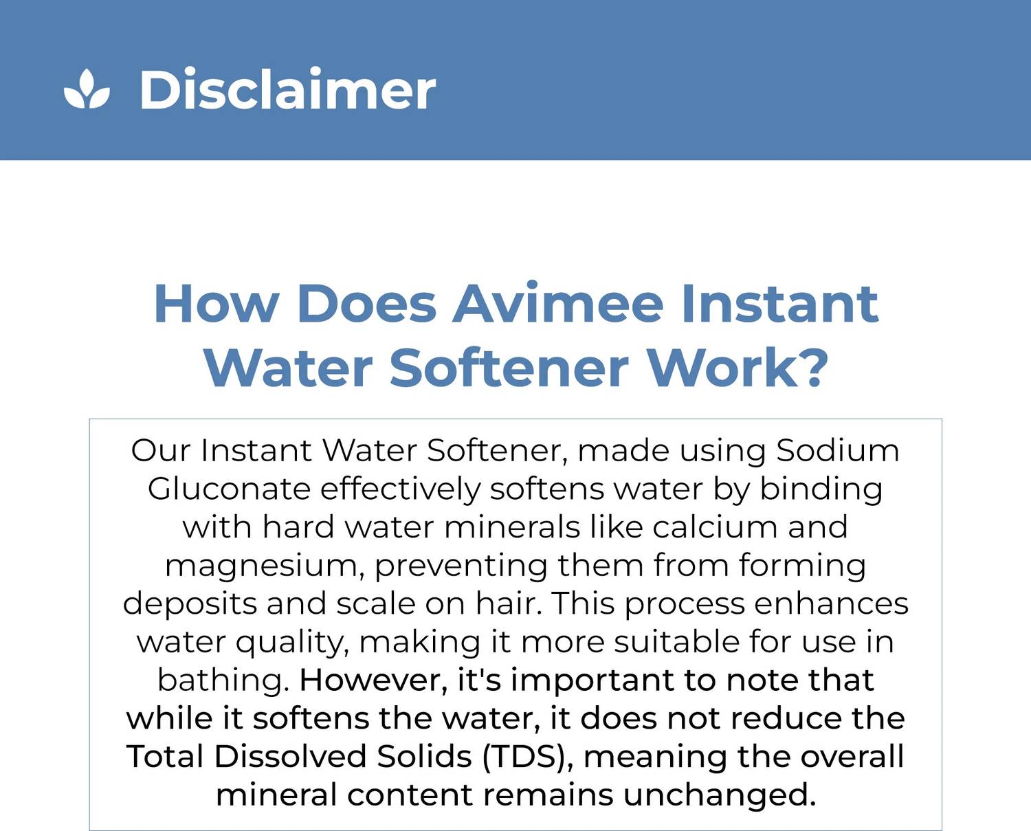 Avimee Herbal Instant Water Softener for Hairfall Control - Image 5