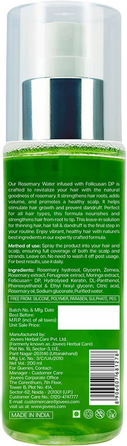 Jovees Rosemary Water Spray for Hair Growth - Image 2