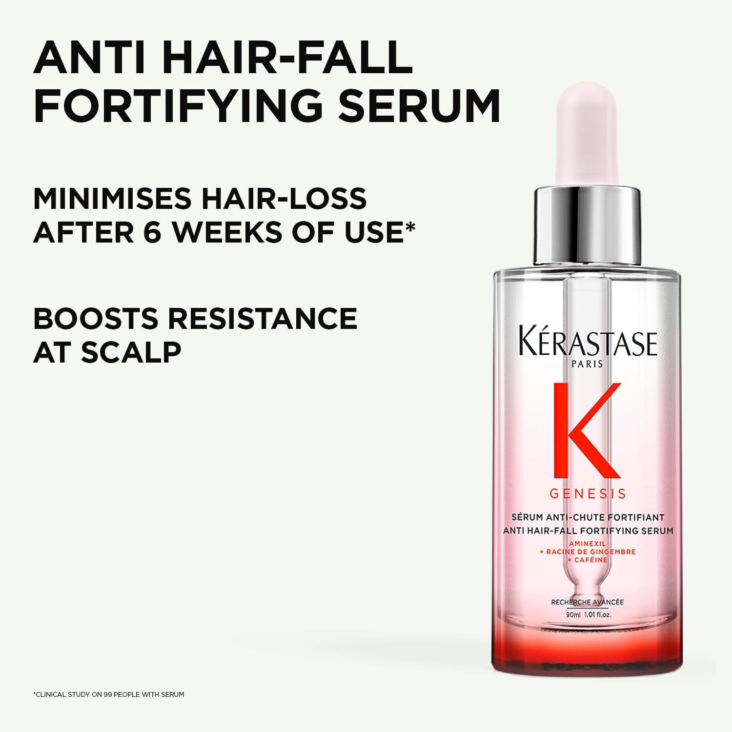 Image of KERASTASE Genesis Anti-Hair Fall Serum for Men & Women | Strengthens Hair Fibre