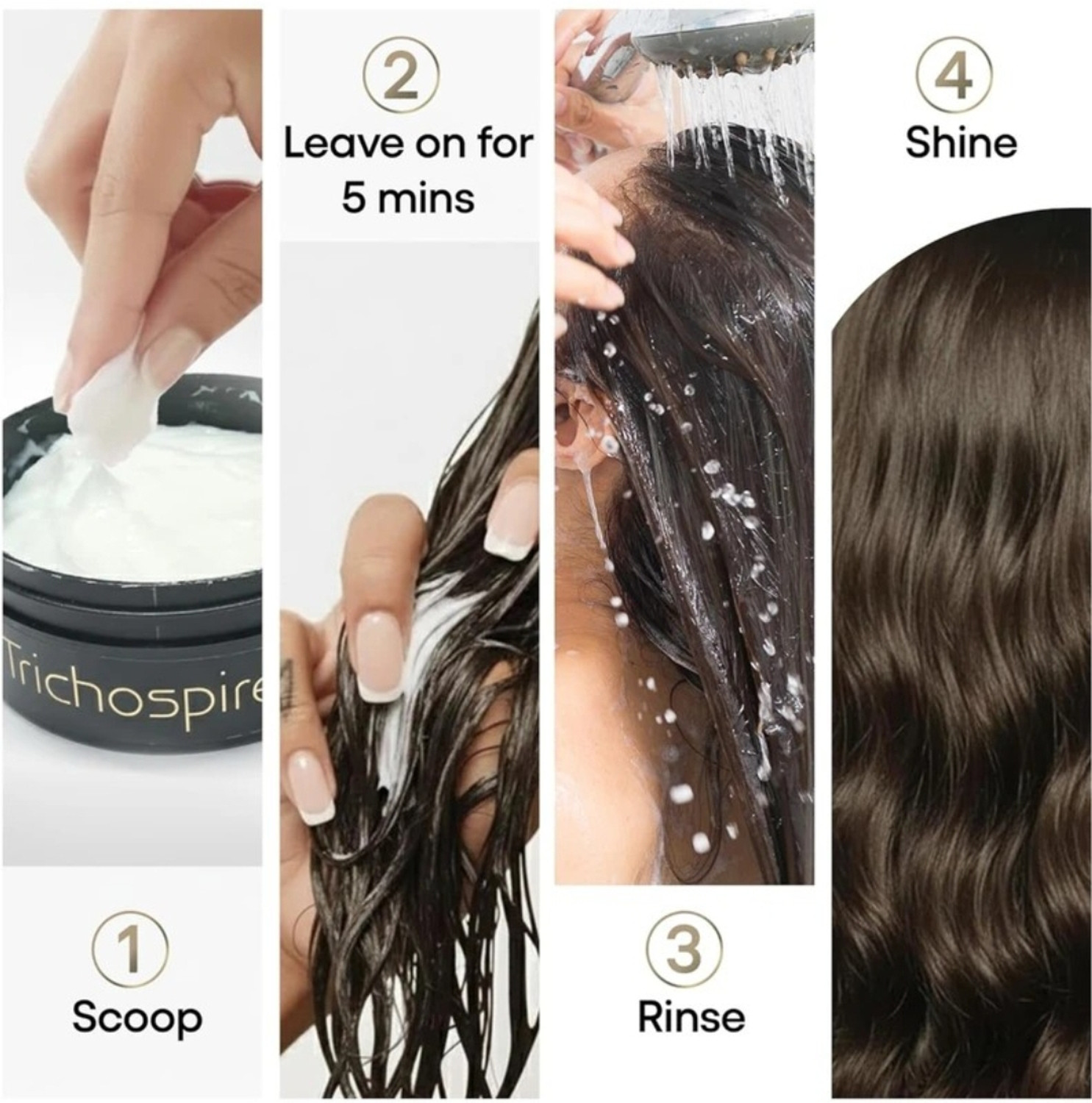 Image of trichospire TRICHOSPIRES Deep Conditioning Hair Mask with Keratin, Argan Oil & Vitamin E