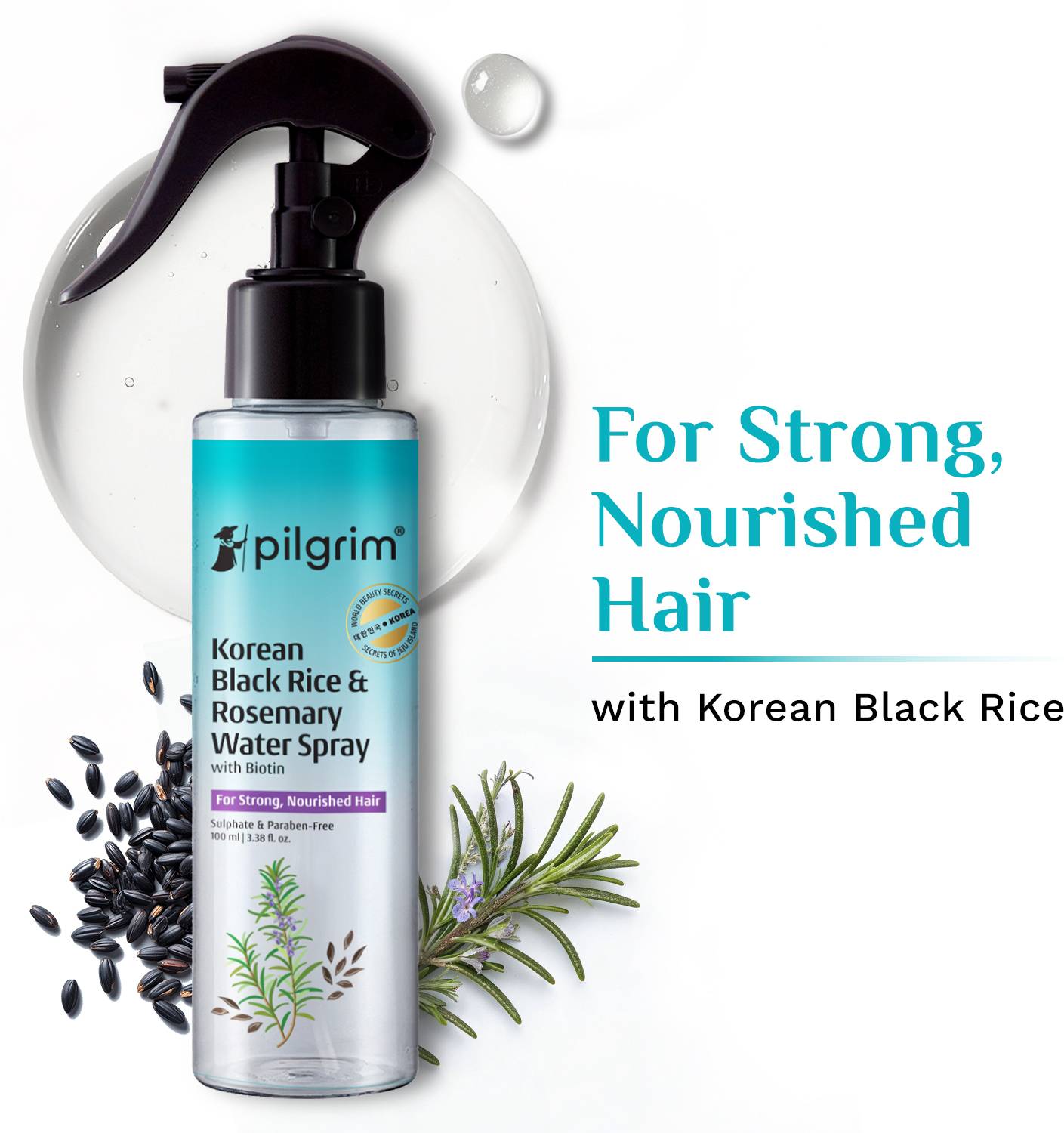 Pilgrim Rosemary Water Spray with Biotin - Image 1