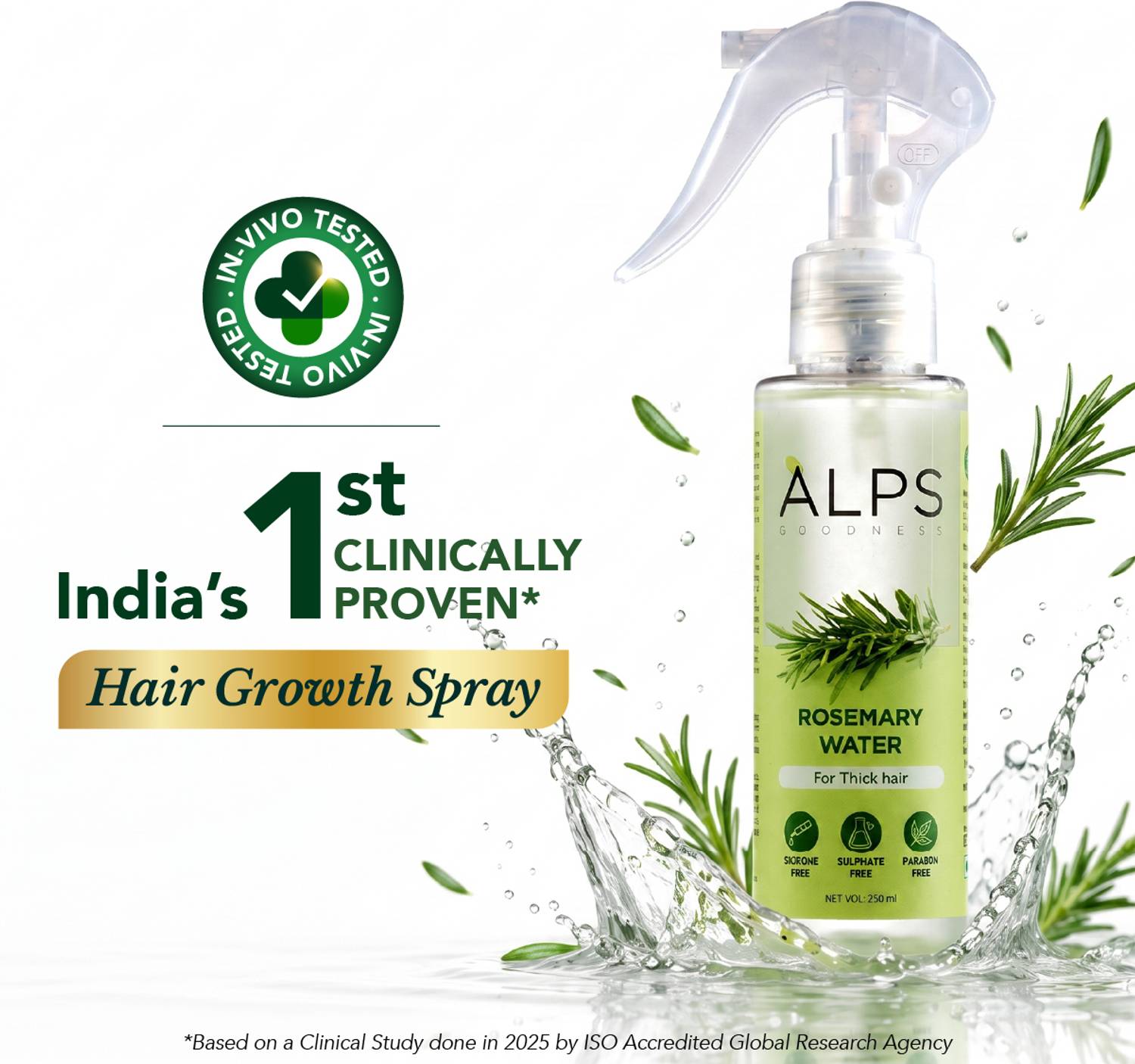 Alps Goodness Rosemary Water Hair Growth Spray