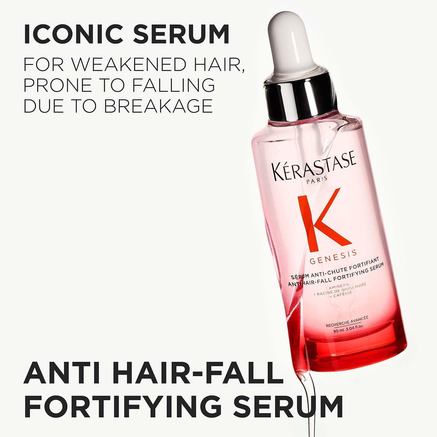 Image of KERASTASE Genesis Anti-Hair Fall Serum for Men & Women | Strengthens Hair Fibre