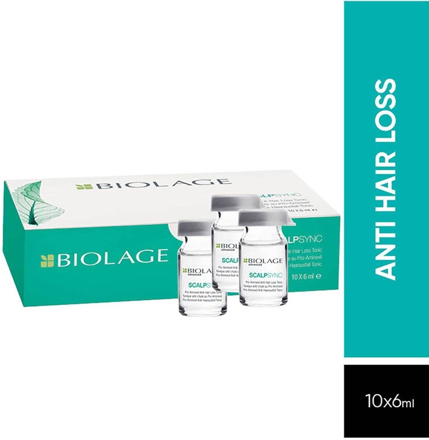 BIOLAGE Scalpsync Aminexil Hair Treatment Pack, Reduces Hairloss in 6 weeks