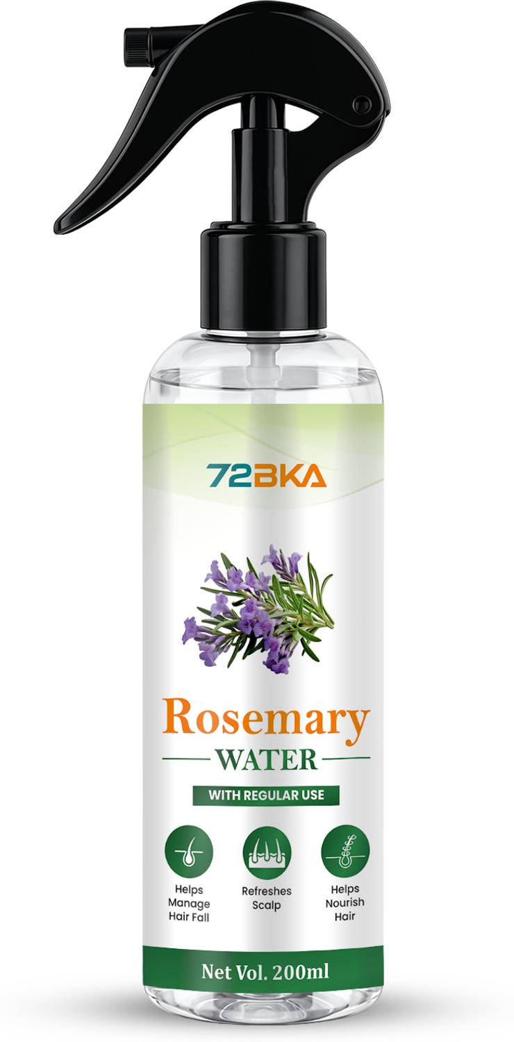 72BKA ROSEMARY WATER HAIR SPRAY FOR MEN & WOMEN, ALL TYPES HAIR HAIR FALL CONTROL