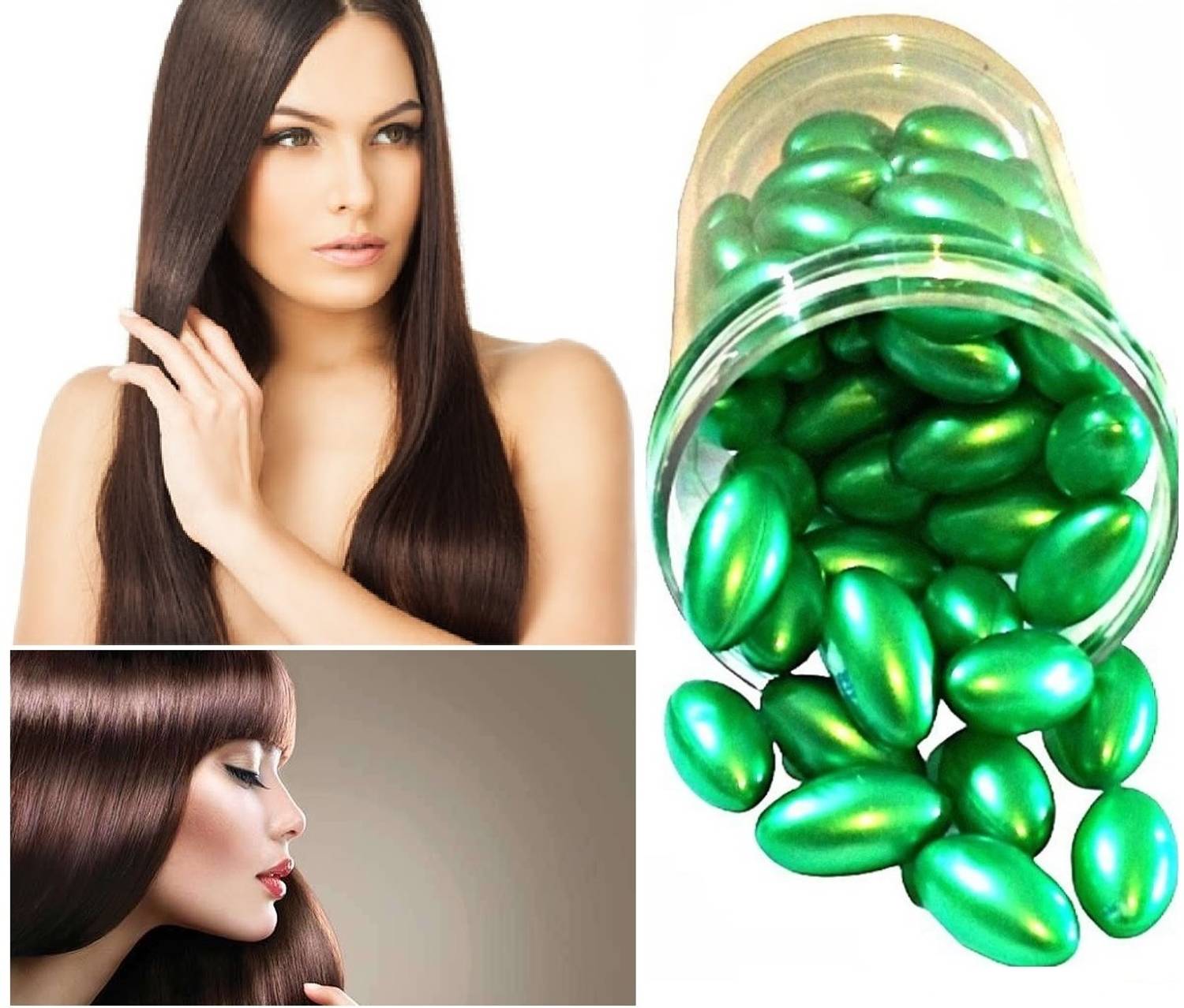 ADJD Vitamin E hair serum capsules for smooth shiny silky straight dandruff free hair