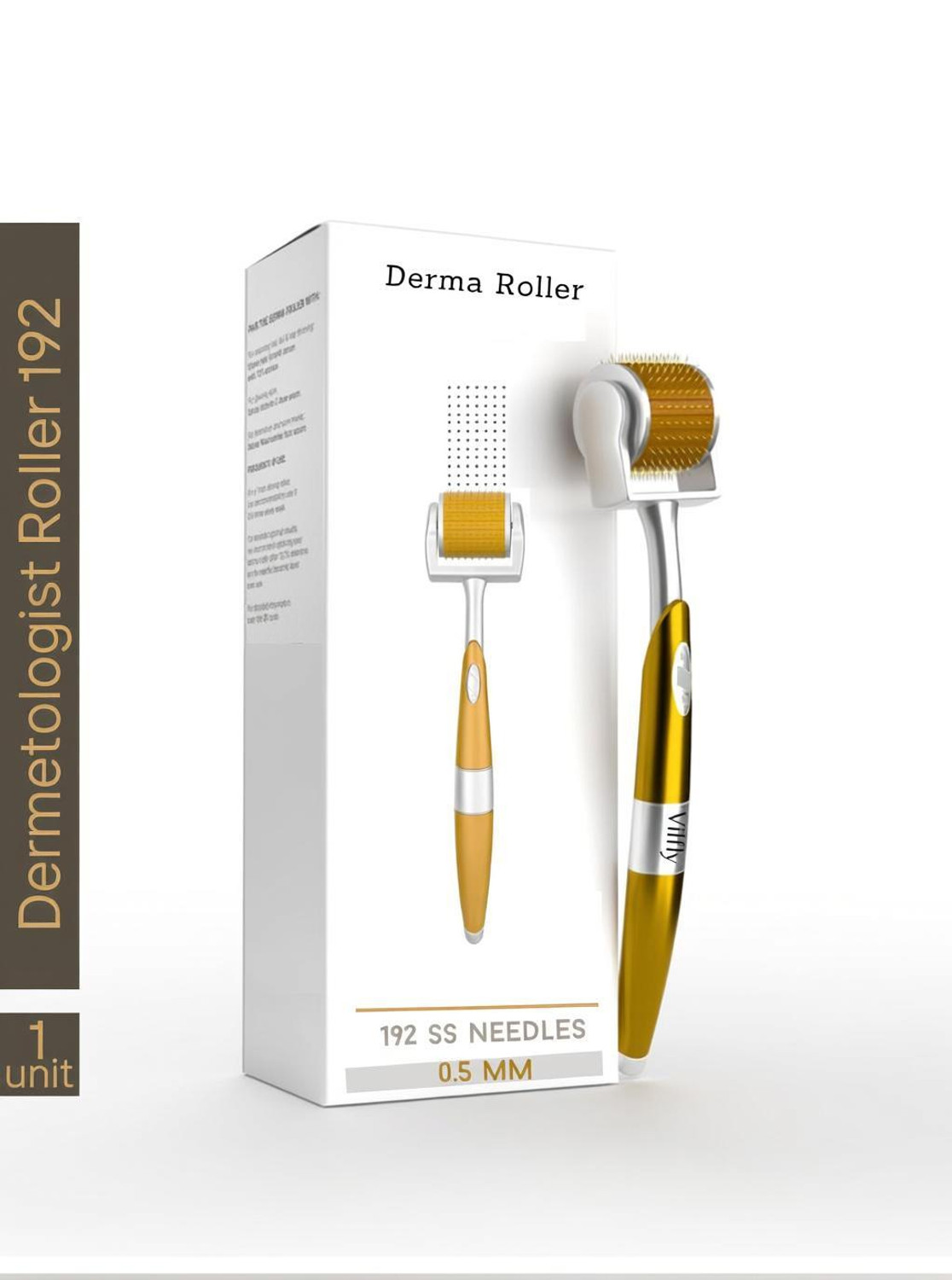 Image of VILFLY Mind Matters Hair Growth Stimulator golden Roller Roller 0.5mm