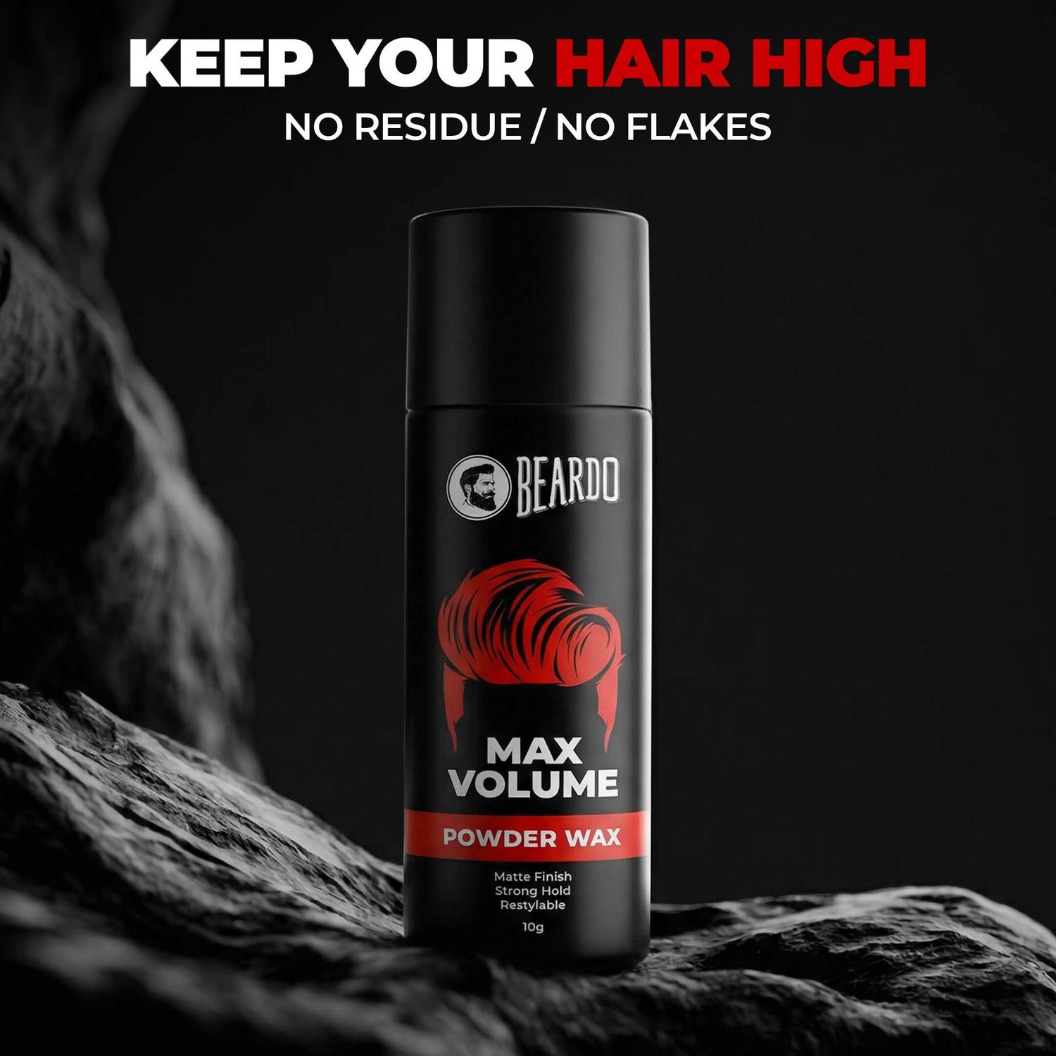 BEARDO Max Volume Powder Wax Strong Hold Hair Volumizer - Image 3