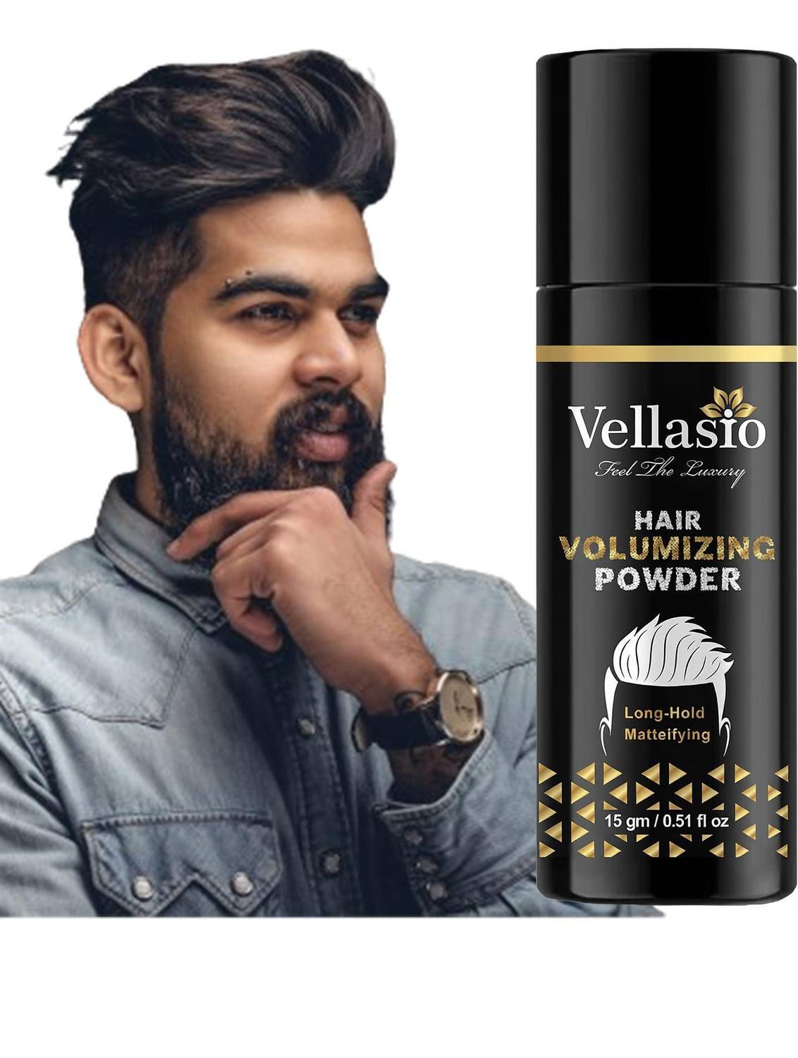 vellasio Hair Volumizing Powder Wax with Strong Hold - Image 1