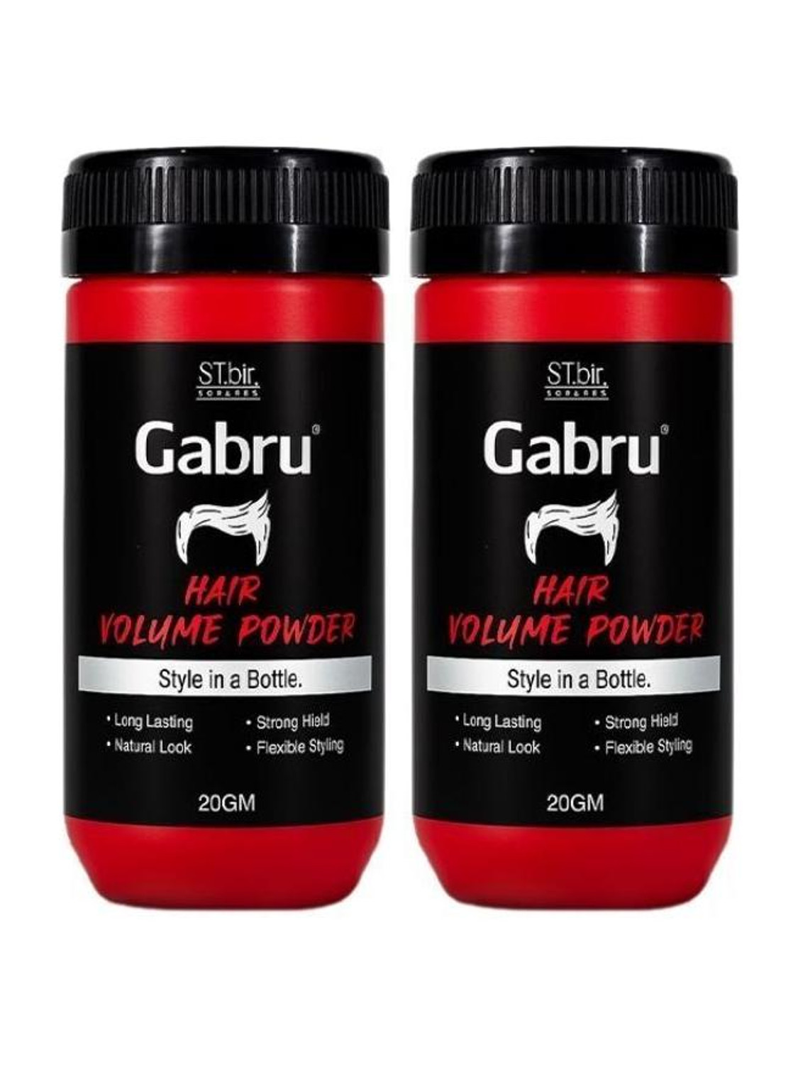 GABRU Hair Powder Wax for Men - 20gm | Instant Volume & Matte Finish Hair Wax Powder Strong Hold Hair Volumizer Powder