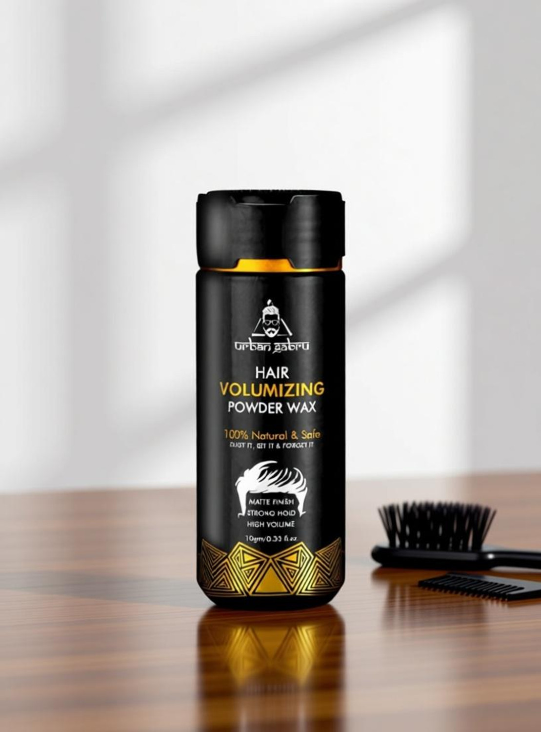 Image of urbangabru Hair Volumizing Powder Wax strong hold | Matte Finish | 24 hrs hold Strong Hold Hair Volumizer Powder-Wax