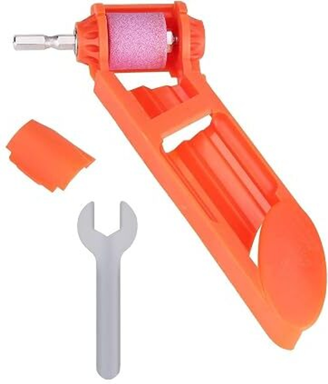 Image of HUENISH Portable Drill Bit Sharpener Powered Tool Sharpening Tool (DRIL001) (Orange) drill001 Rotary Hammer Drill