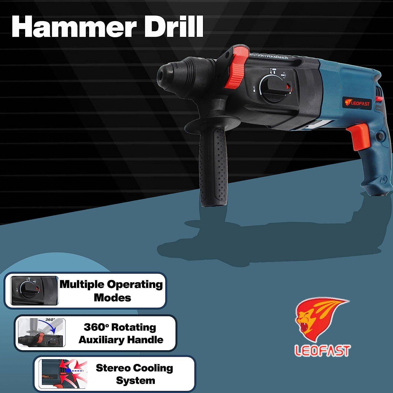 LEOFAST LFT-1209 Heavy Duty Concrete Breaker - Image 5