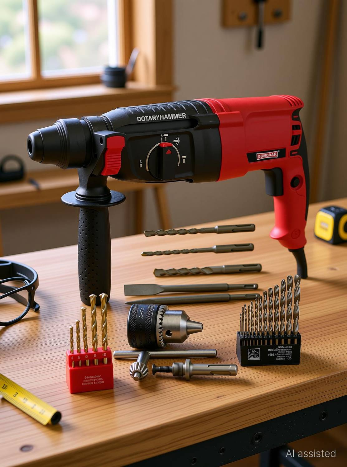 DUMDAAR DM26 100% Copper Rotary Hammer Drill - Image 1