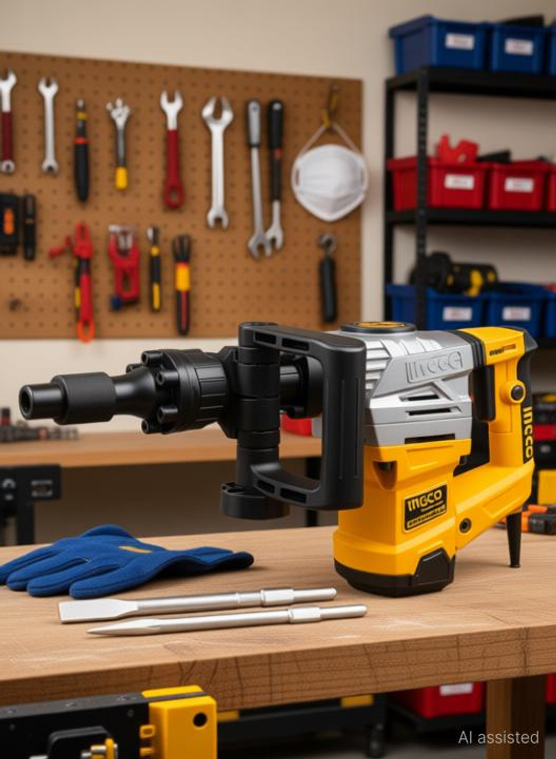 Image of INGCO INGCO Demolition breaker PDB13008 Rotary Hammer Drill