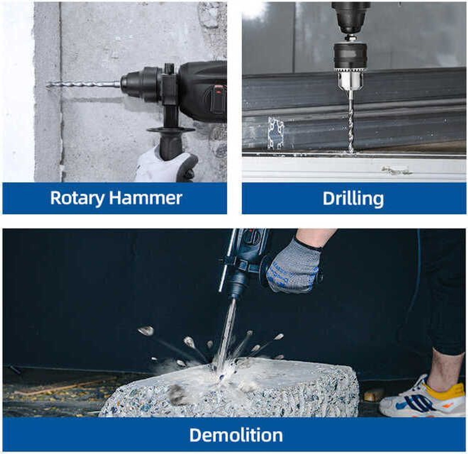 Image of Dongcheng DZC05-26 HAMMER DRILL 800WATT,3 OPERATIONAL MODE FOR DRILLING MACHINE Hammer Drill