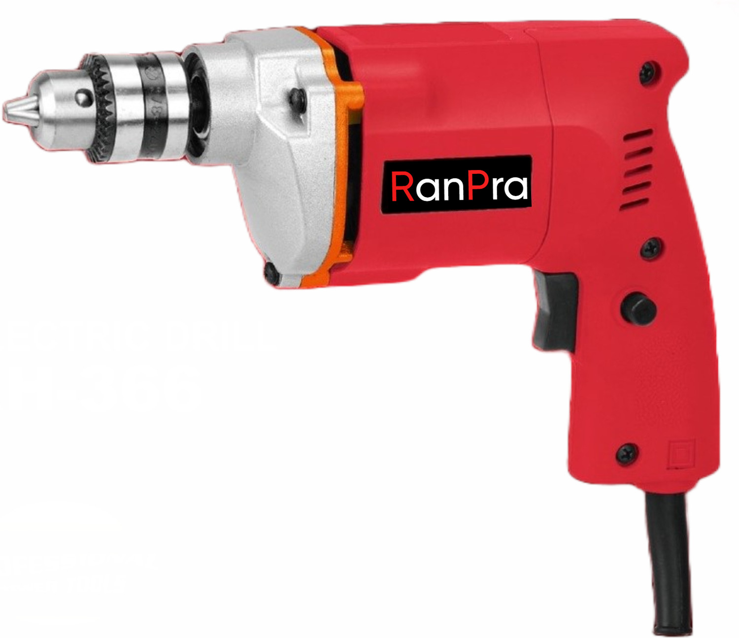 Image of RanPra COMBO OF 1Omm Drill Machine with 5pcs Drill bits and 4useable Blades and 4inch Angle Grinder Hammer Drill
