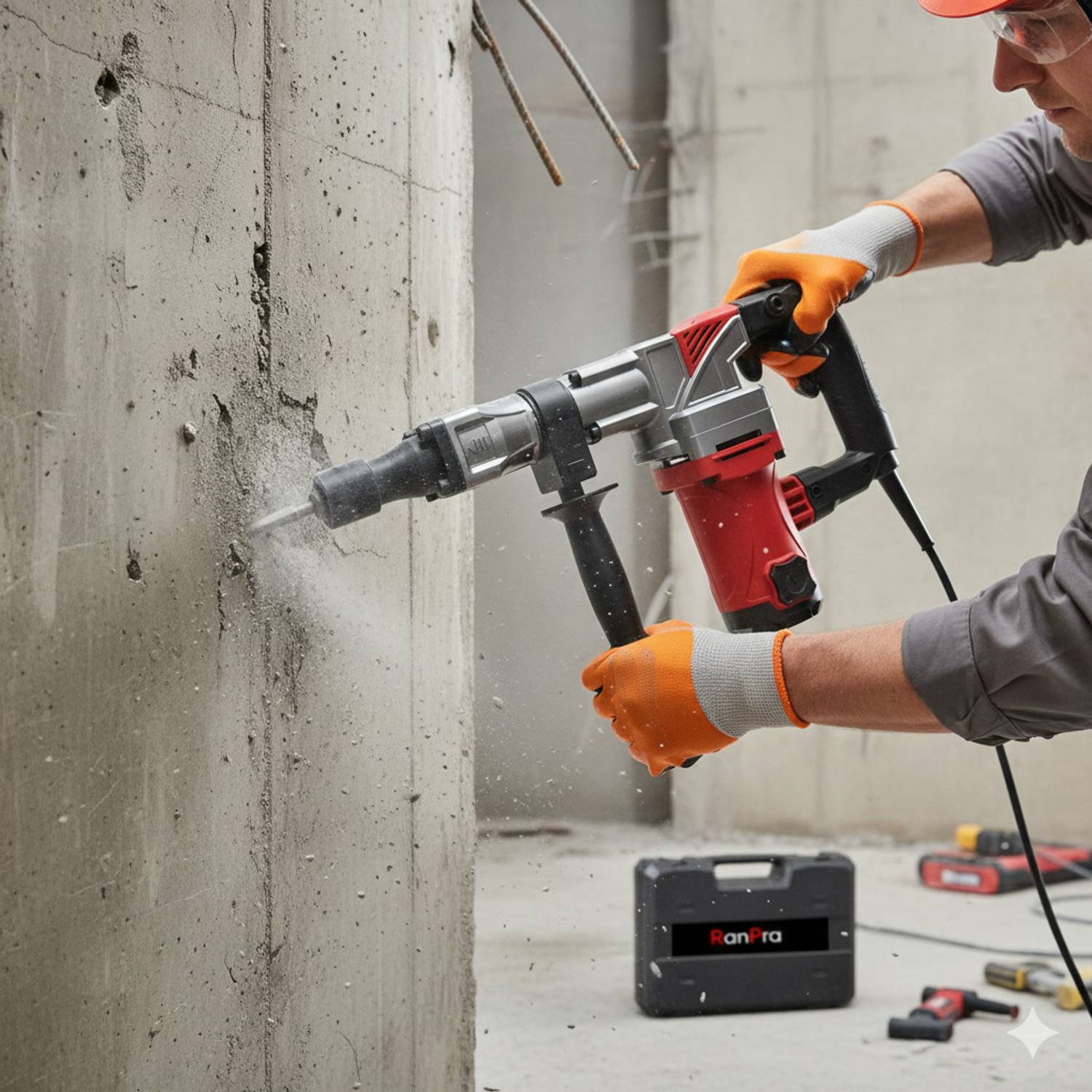 RanPra 7kg Ultra-Heavy-Duty Demolition Hammer - Image 4
