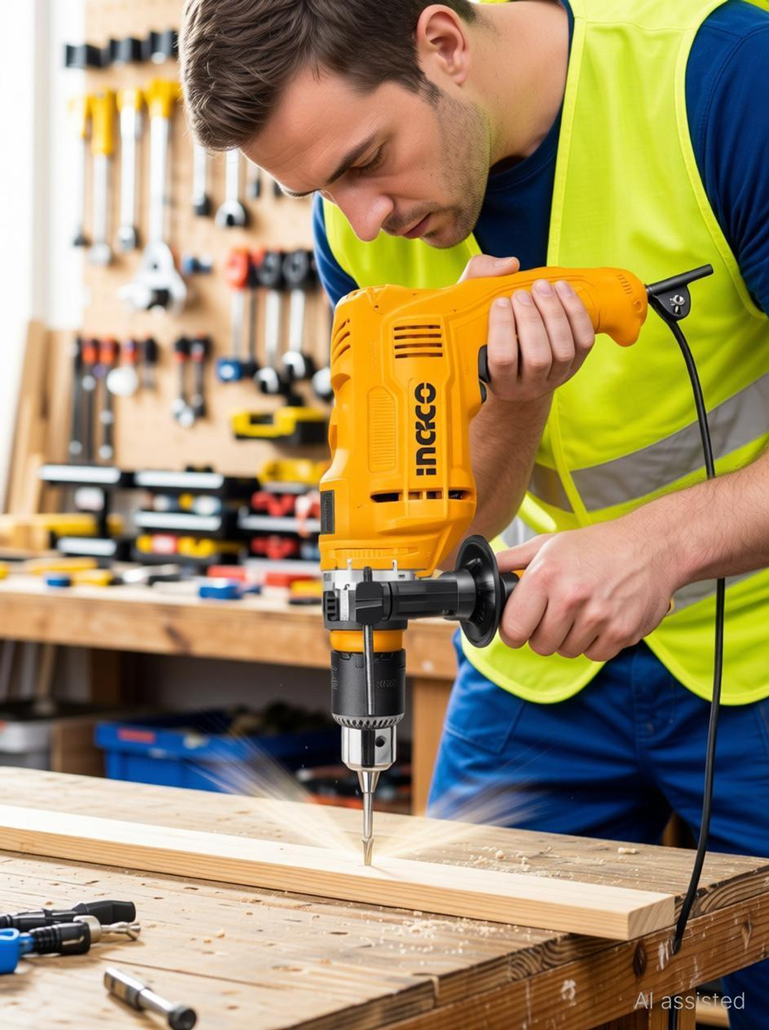 Image of INGCO ID7118 Hammer Drill