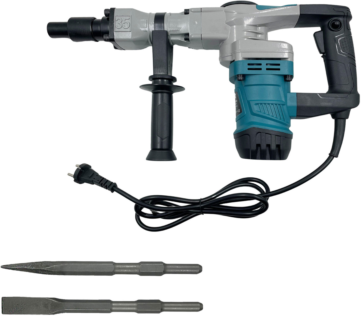 Image of Hillgrove 100% Copper Winding HGCM1058M3 18MM Drill Machine with 2 Bits for Breaking Concrete Wall (18 mm Chuck Size, 2000 W) HPD36 Rotary Hammer Drill