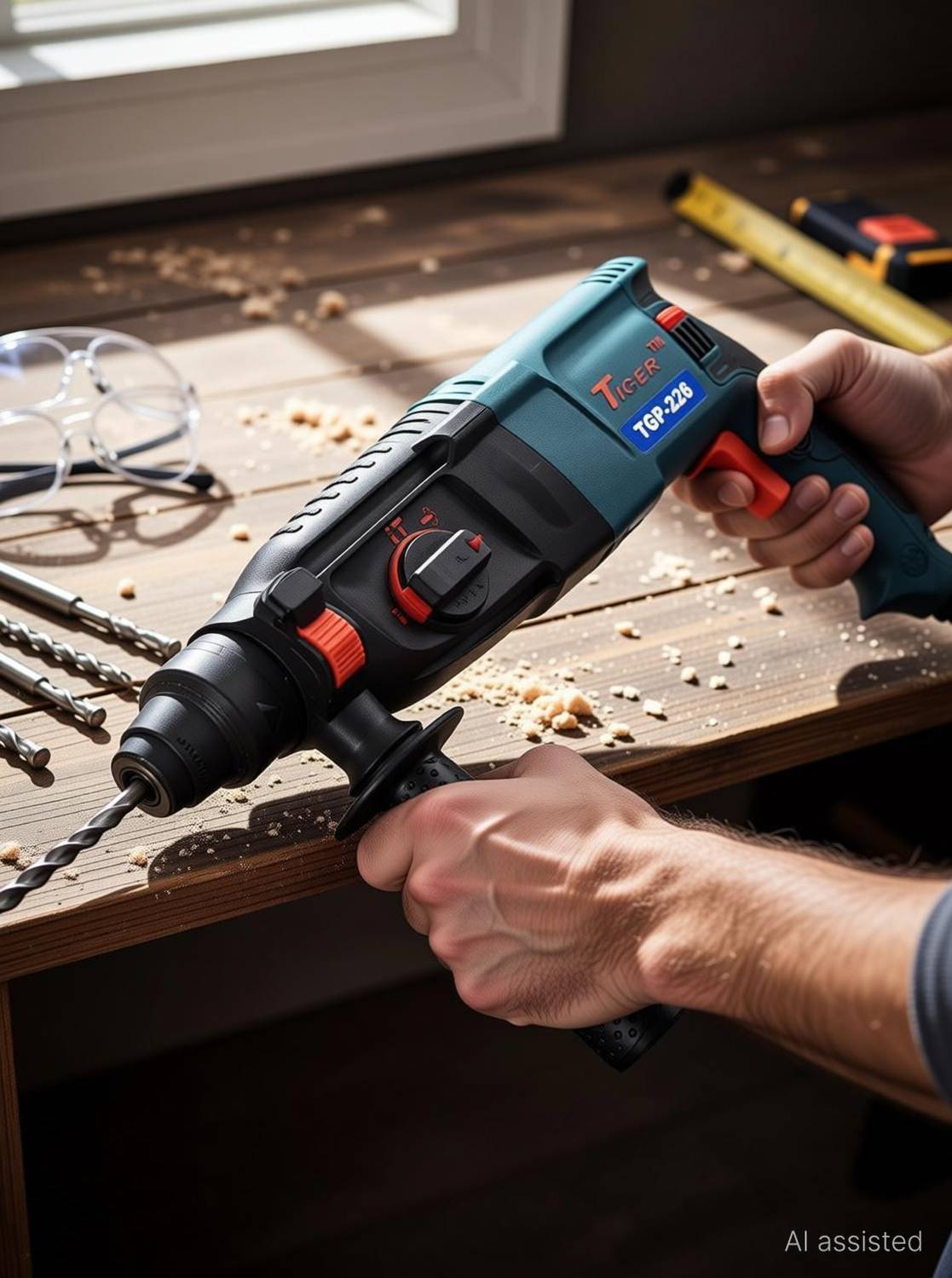 たいがー様 TIGER Heavy duty Capacity: TGP-226 Rotary Hammer Drill Price in
