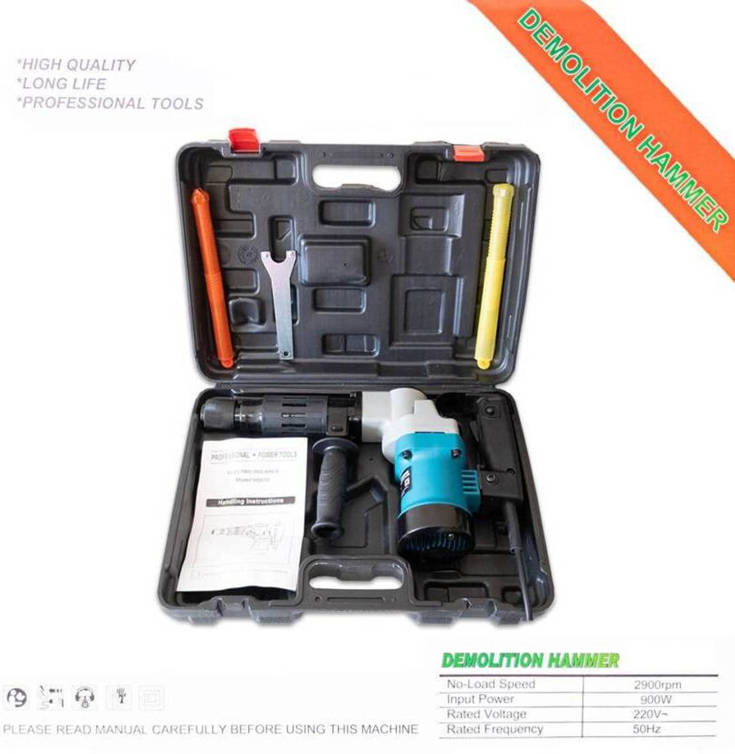 5kg Demolition Hammer Machine Rotary Hammer Drill - Image 3