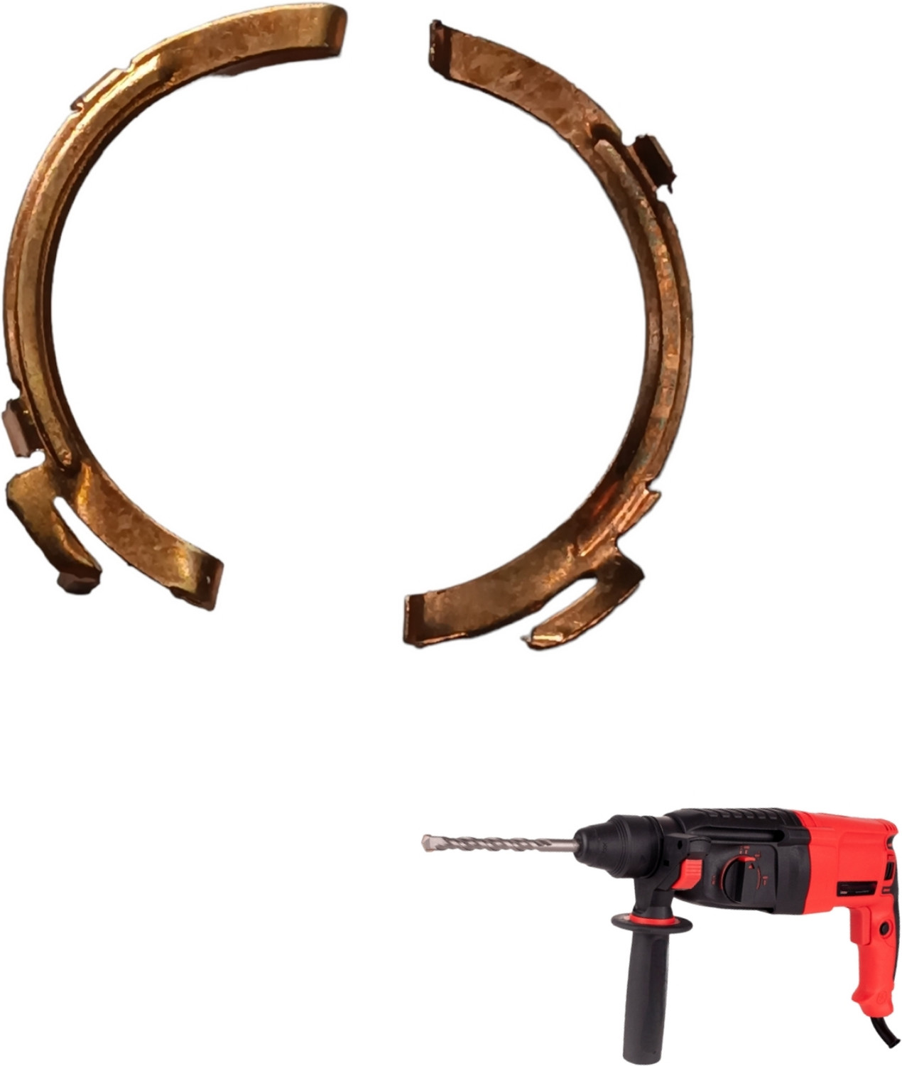 Image of HOXIUL 2-26 Rotary Hammer Carbon Holder Terminals Arc Pin Suitable For All Suitable Imported 2-26 Model | 26mm Hammer Copper Terminals Arc Pin | Pack of 2 Rotary Hammer Drill