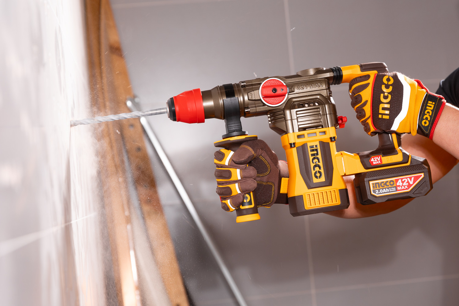 Image of INGCO CRHLI422882 Rotary Hammer Drill