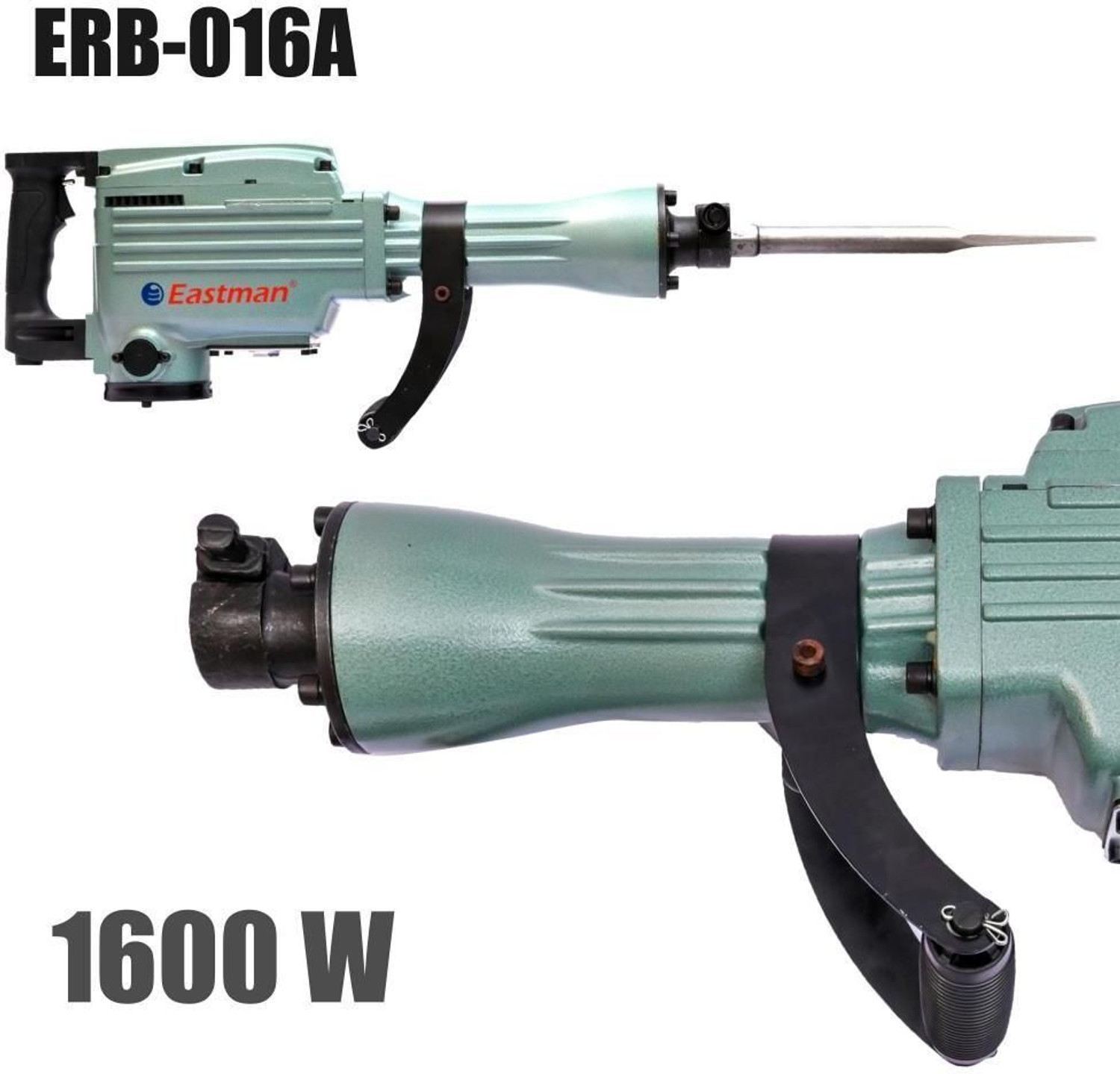 Image of EASTMAN Professional Demolition Hammer with Heavy-Duty Steel Case, Torque-35J ERB-016A Hammer Drill