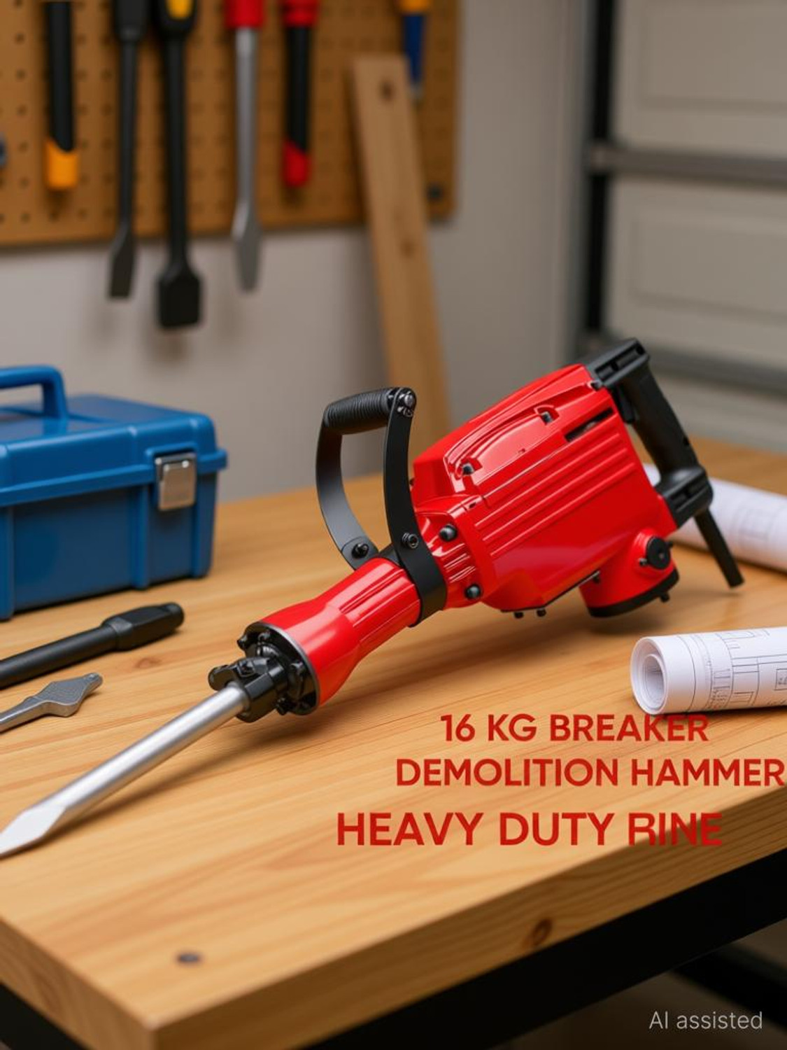 Image of RanPra RP-365 16 KG DEMOKITION /BREAKER MACHINE HEAVY DUTY Hammer Drill