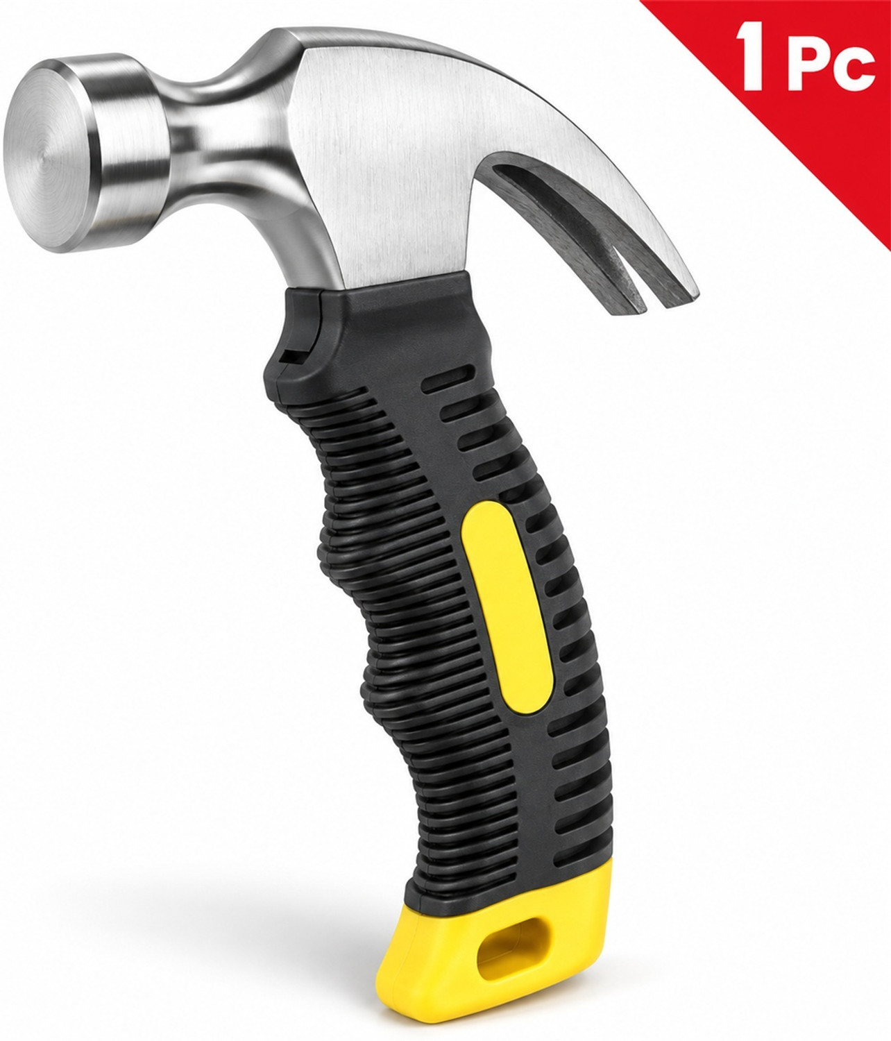 Image of DeoDap Small Multipurpose Stubby Claw Hammer for Indoor Outdoor Repair and Craft Use | Mini hammerr for Indoor Outdoor Using Straight Claw Hammer