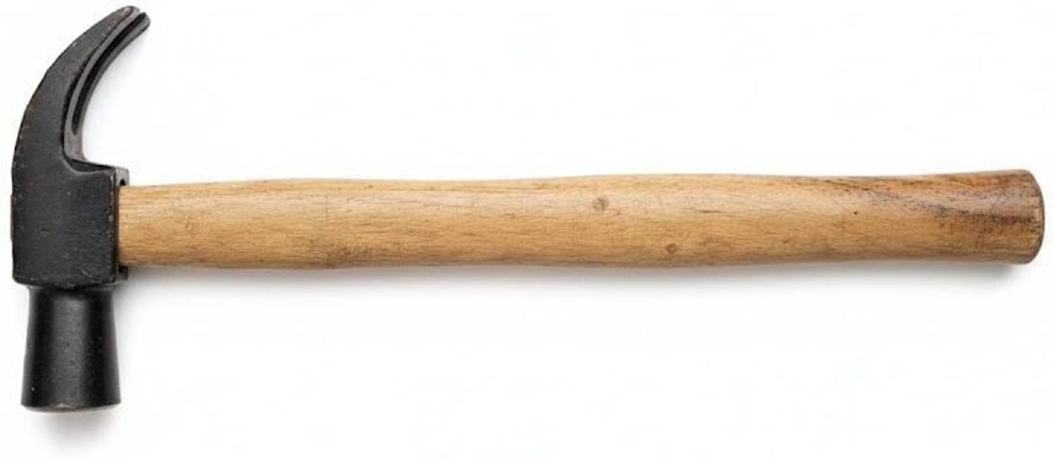 BPI Claw Hammer with Ergonomic Hardwood Handle Curved Claw Hammer