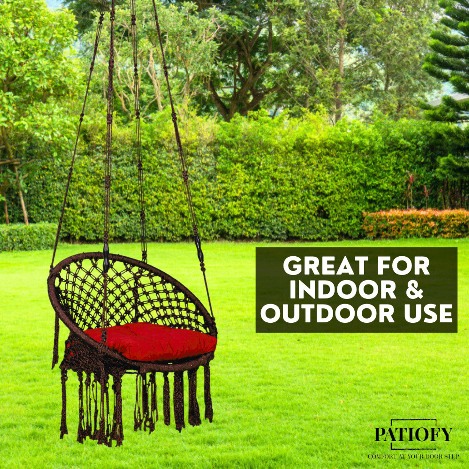 Image of Patiofy Polyester Large Swing