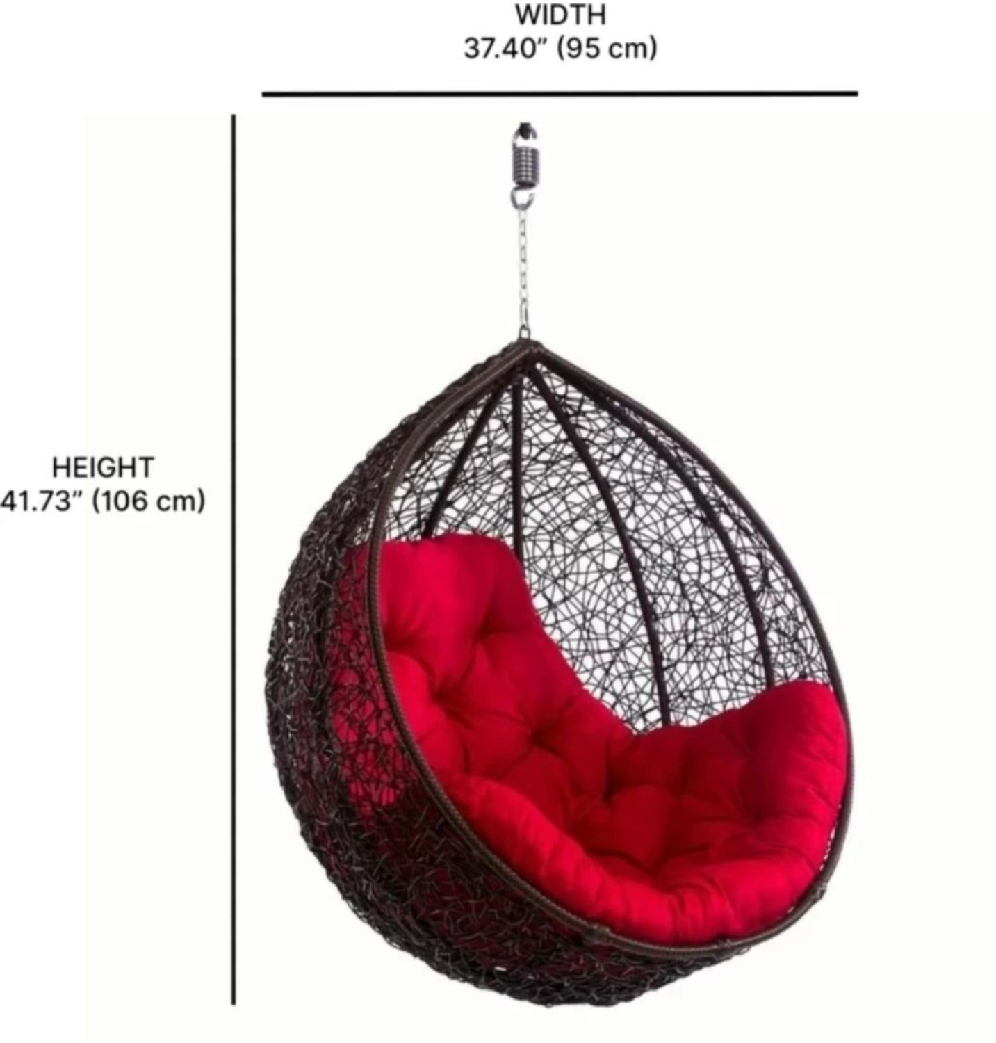 Image of DUZLO Hanging swing Cast Iron Large Swing