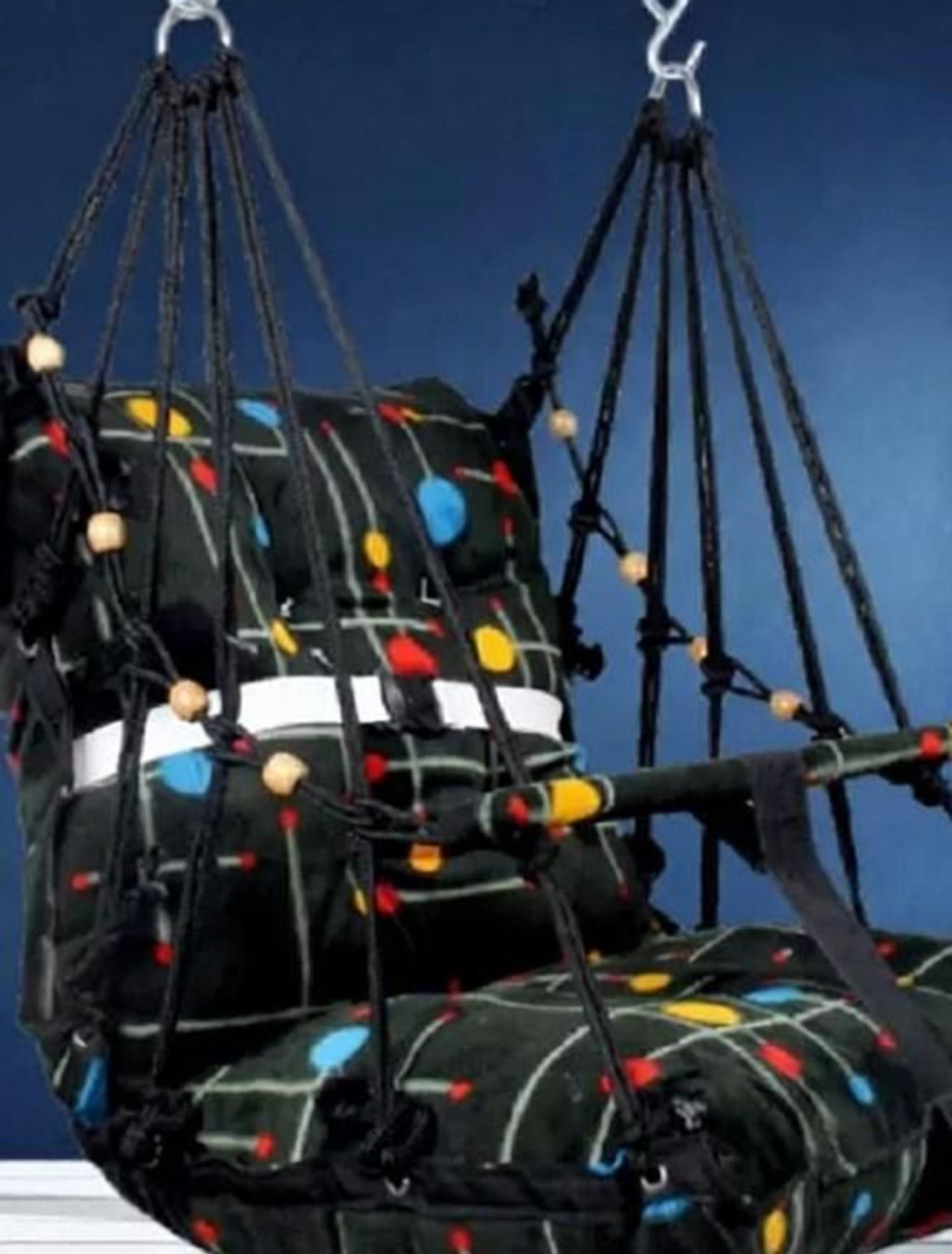 Image of SHOP & WEAR Baby Swing Folding & Washable 1-3 Years With Safety Belt indoor-Outdor swing Cotton Small Swing