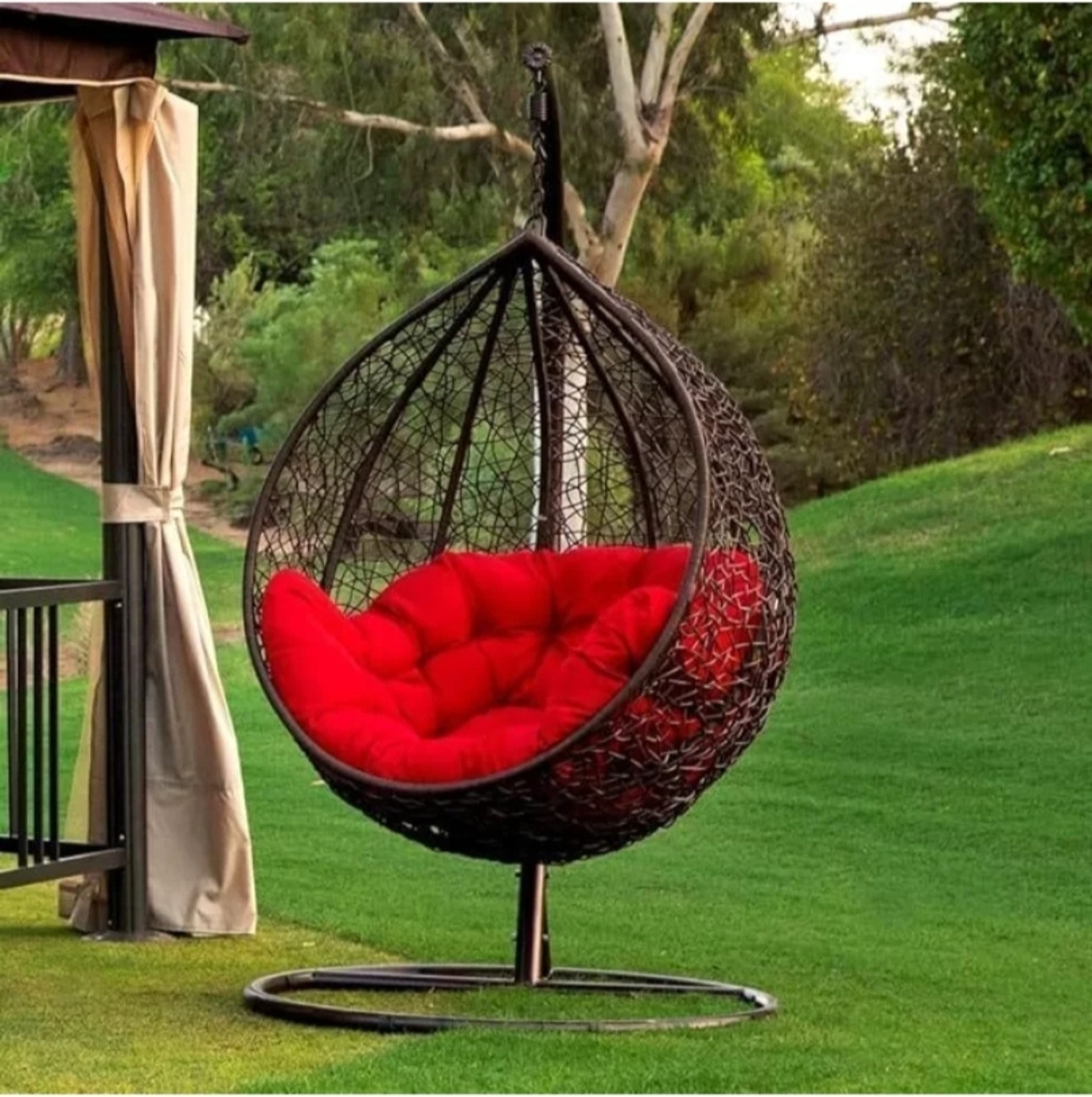 Image of BLUE SQUARE Cast Iron Large Swing