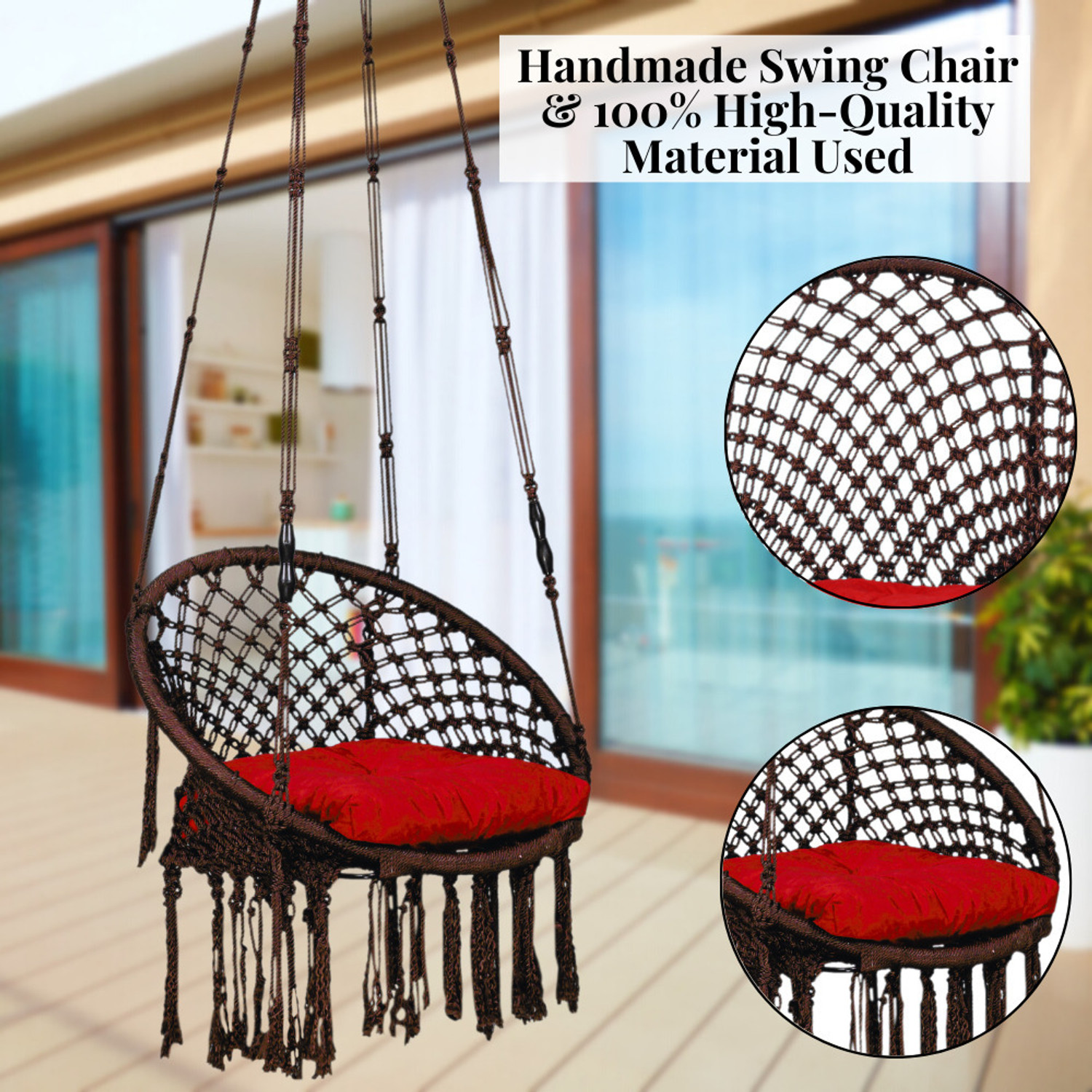 Image of Patiofy Polyester Large Swing