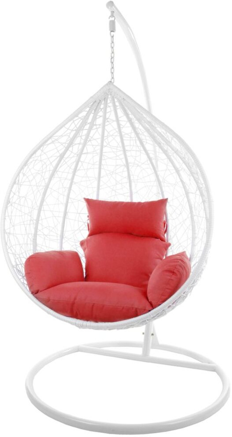 Image of AADINI ENTERPRISES Patio Swing with Stand & Cushion For Outdoor, Indoor, Balcony, Garden, Terrace Iron Large Swing