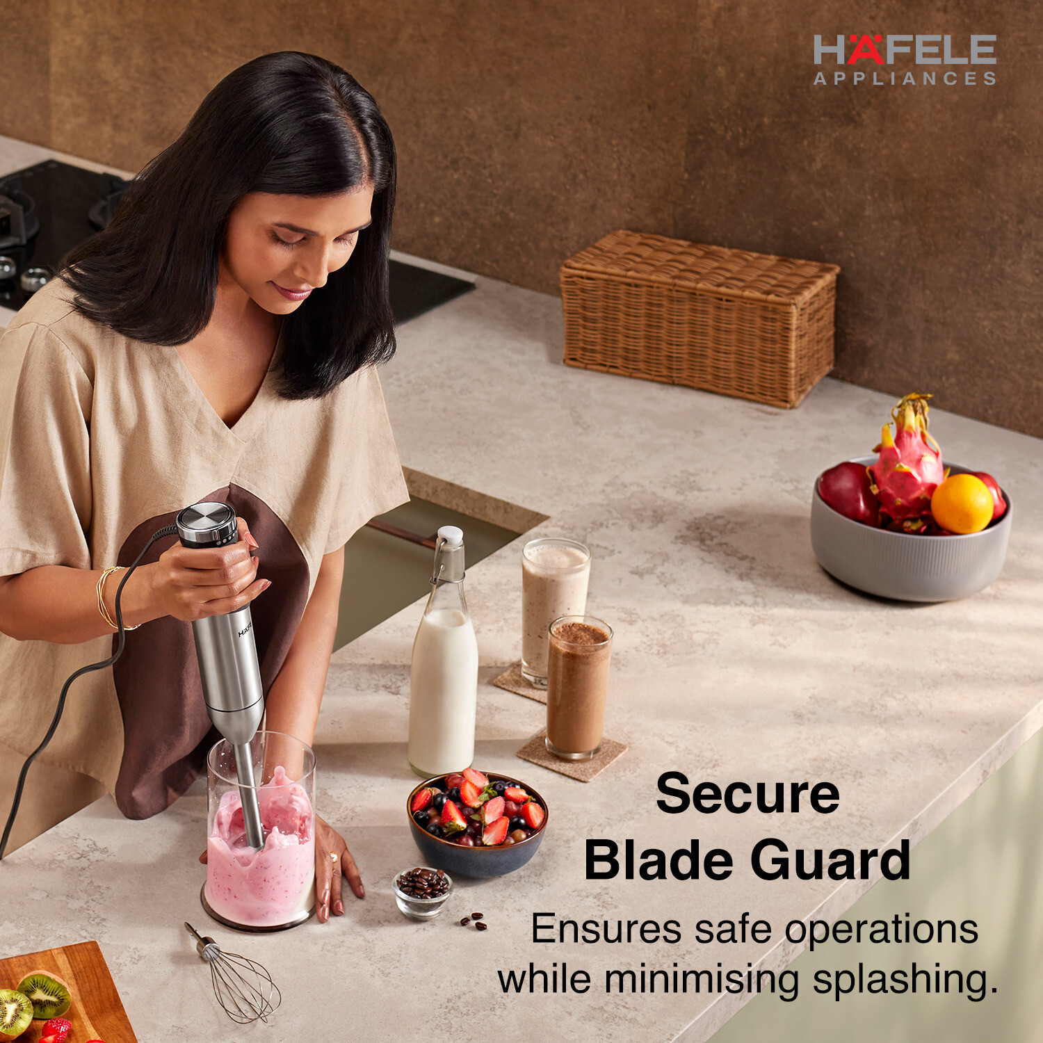 Image of Hafele 600 W Black Hand Blender