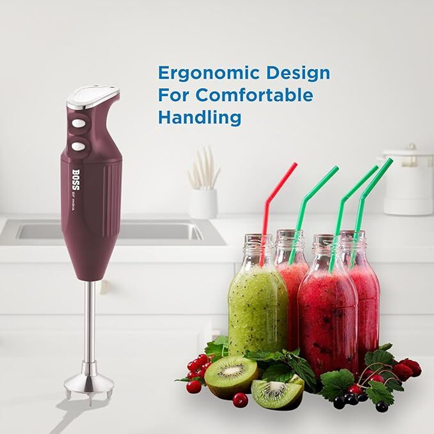 Image of BOSS 275 W white /brown Hand Blender
