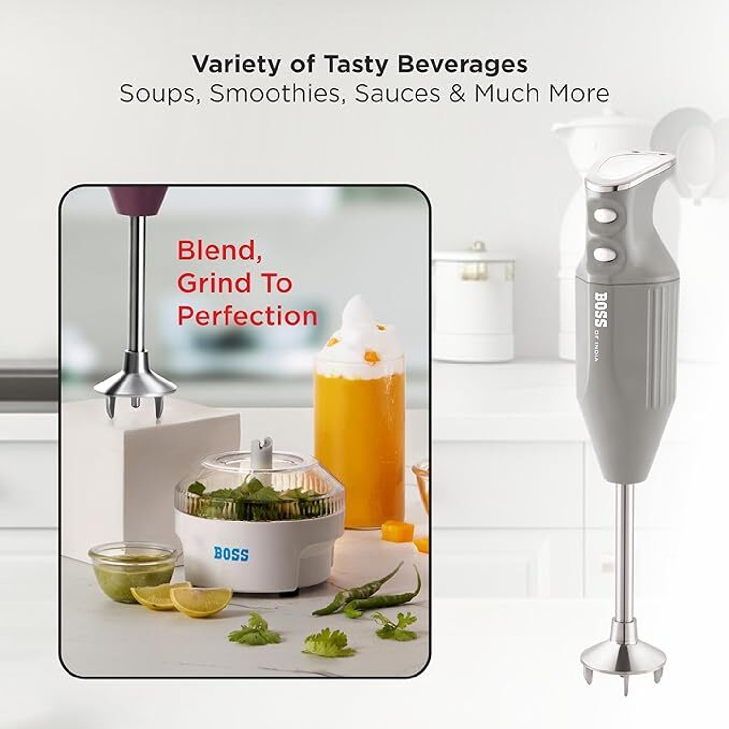 Image of BOSS 274 W Light Grey Hand Blender
