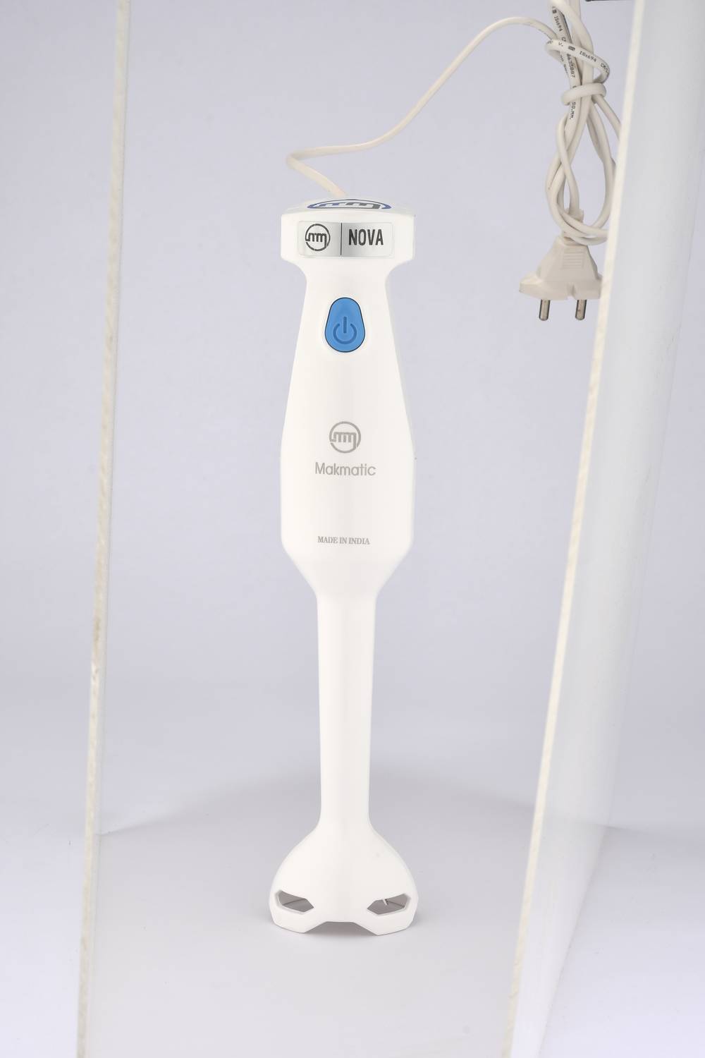 Makmatic 300 W White Hand Blender (Hand Blender Powerful 300W Mot
