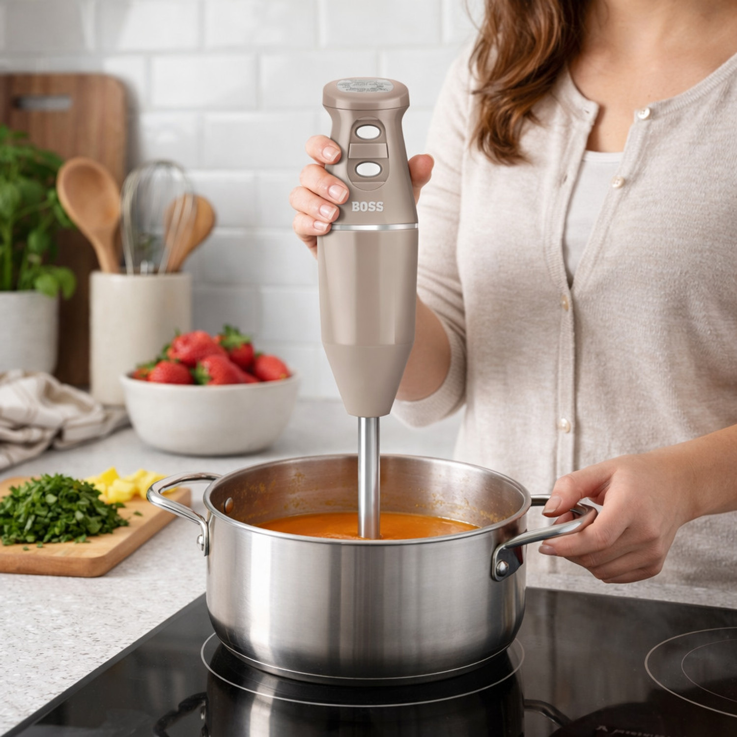 Image of BOSS 275 W Beige Hand Blender