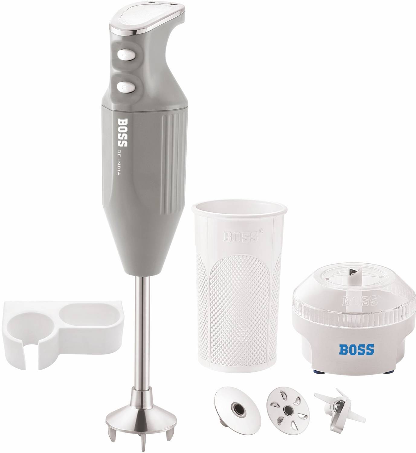 275 W Light Grey Hand Blender (BigBoss Hand Blender 5 Year Warr