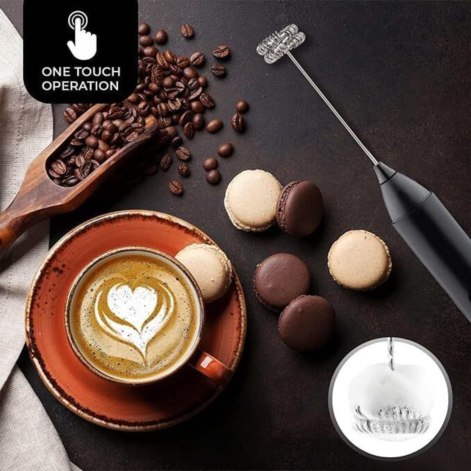 Image of Lunvix 50 W Black Hand Blender